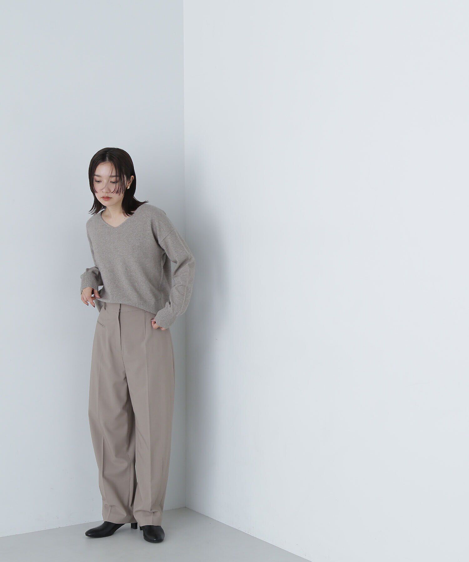  「スリムバレルラインパンツ」|その他|