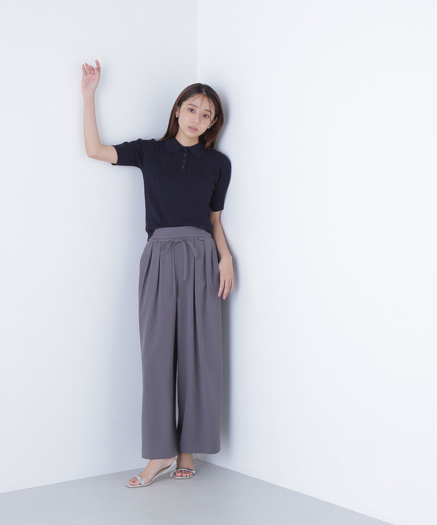  「ナローリボンリラクシーパンツ」|その他|