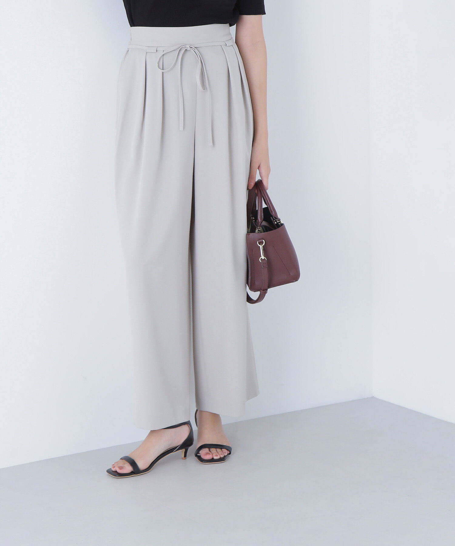  「ナローリボンリラクシーパンツ」|その他|