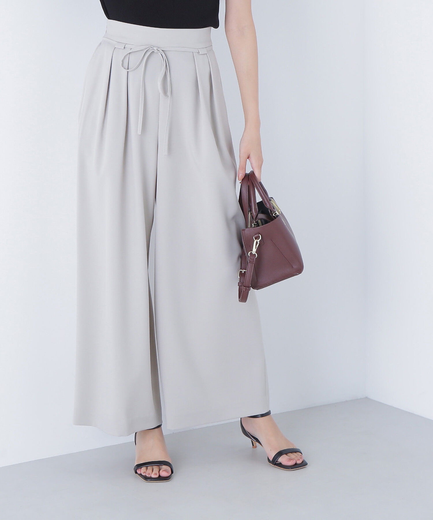  「ナローリボンリラクシーパンツ」|その他|