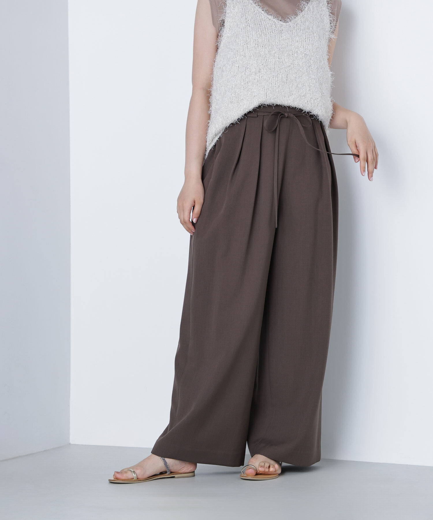  「ナローリボンリラクシーパンツ」|その他|