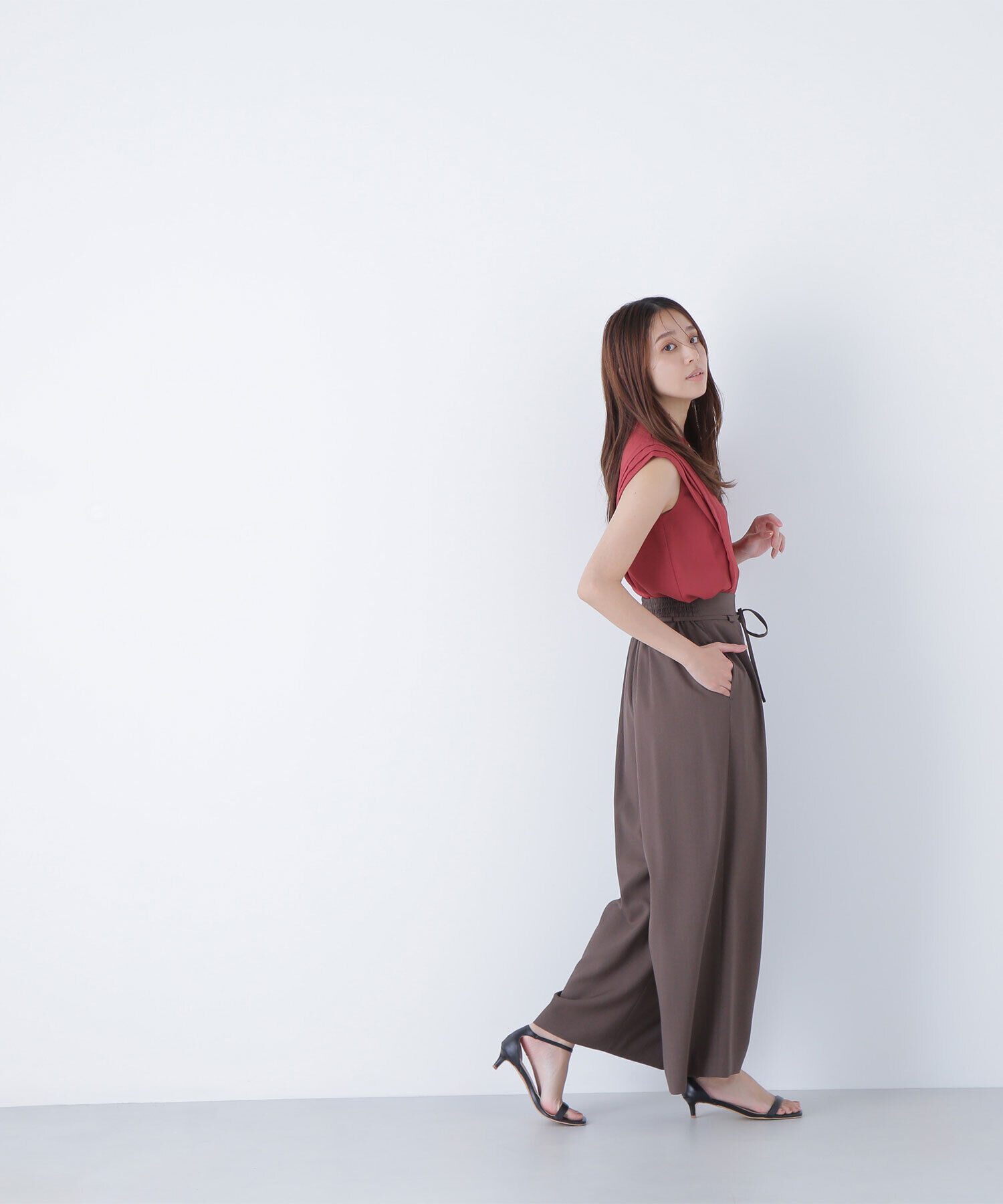  「ナローリボンリラクシーパンツ」|その他|