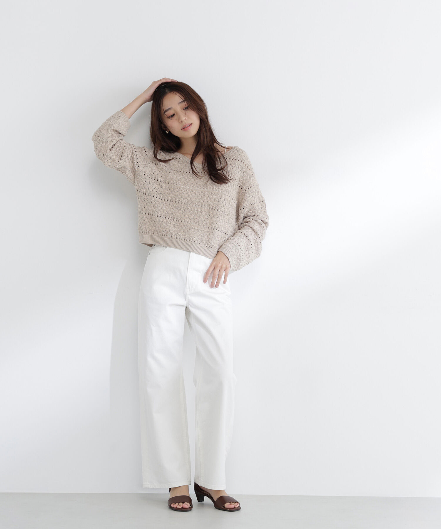  「ワイドストレートデニムパンツ」|その他|