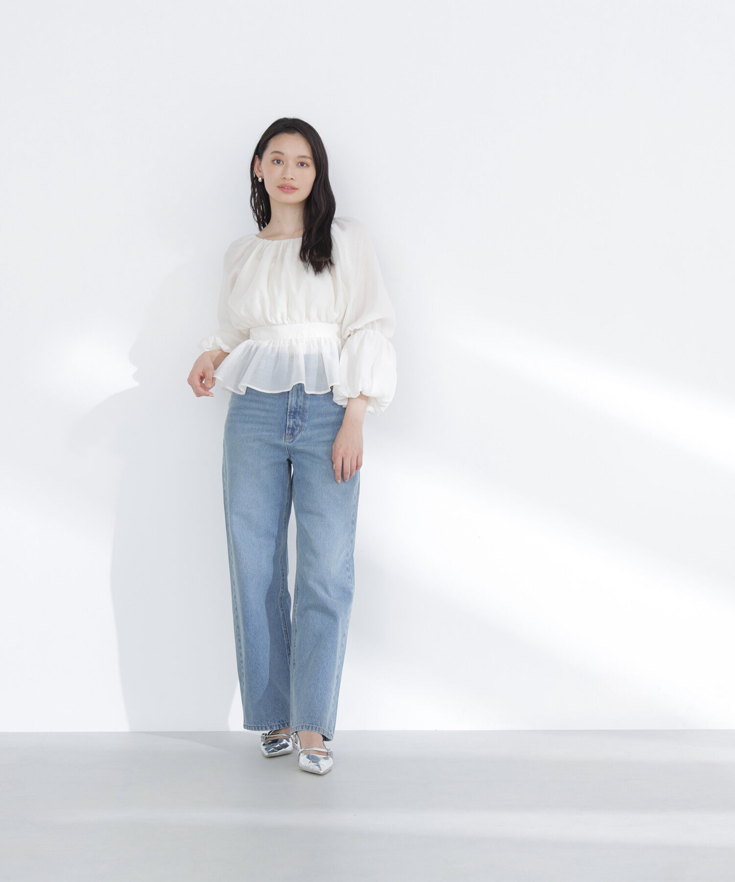  「ワイドストレートデニムパンツ」|その他|