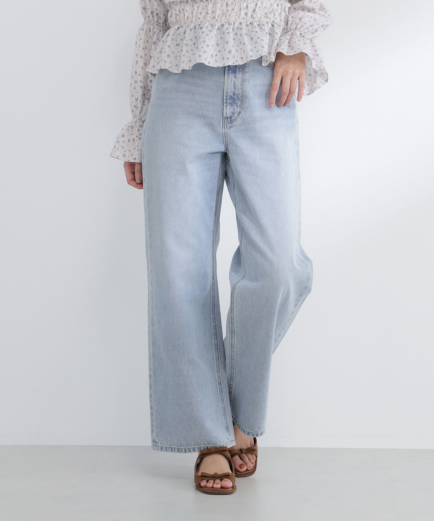  「ワイドストレートデニムパンツ」|その他|