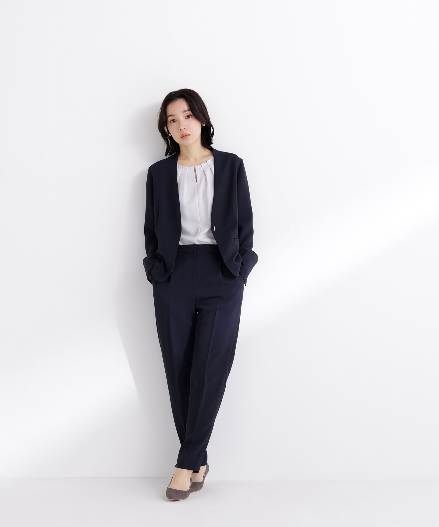  「ドビーツイル SETUP テーパードパンツ」|その他|