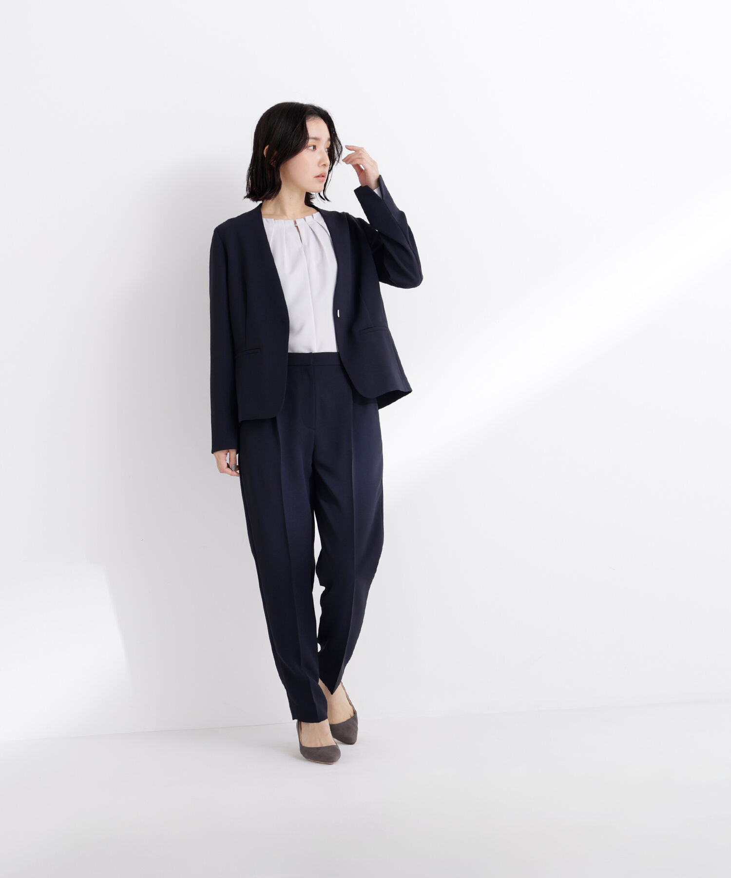  「ドビーツイル SETUP テーパードパンツ」|その他|