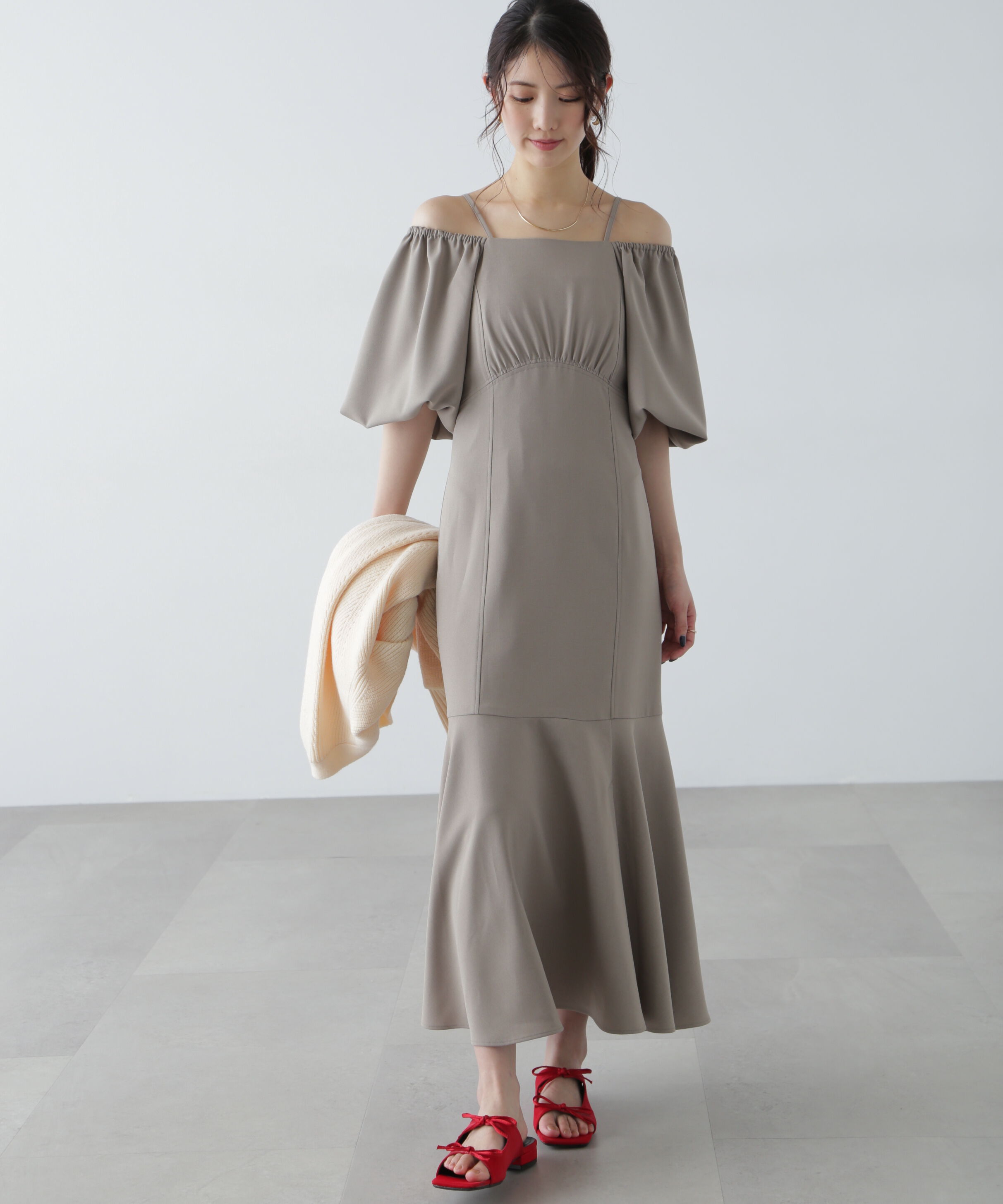  「2wayオフショルマーメイドワンピース」|ワンピース|