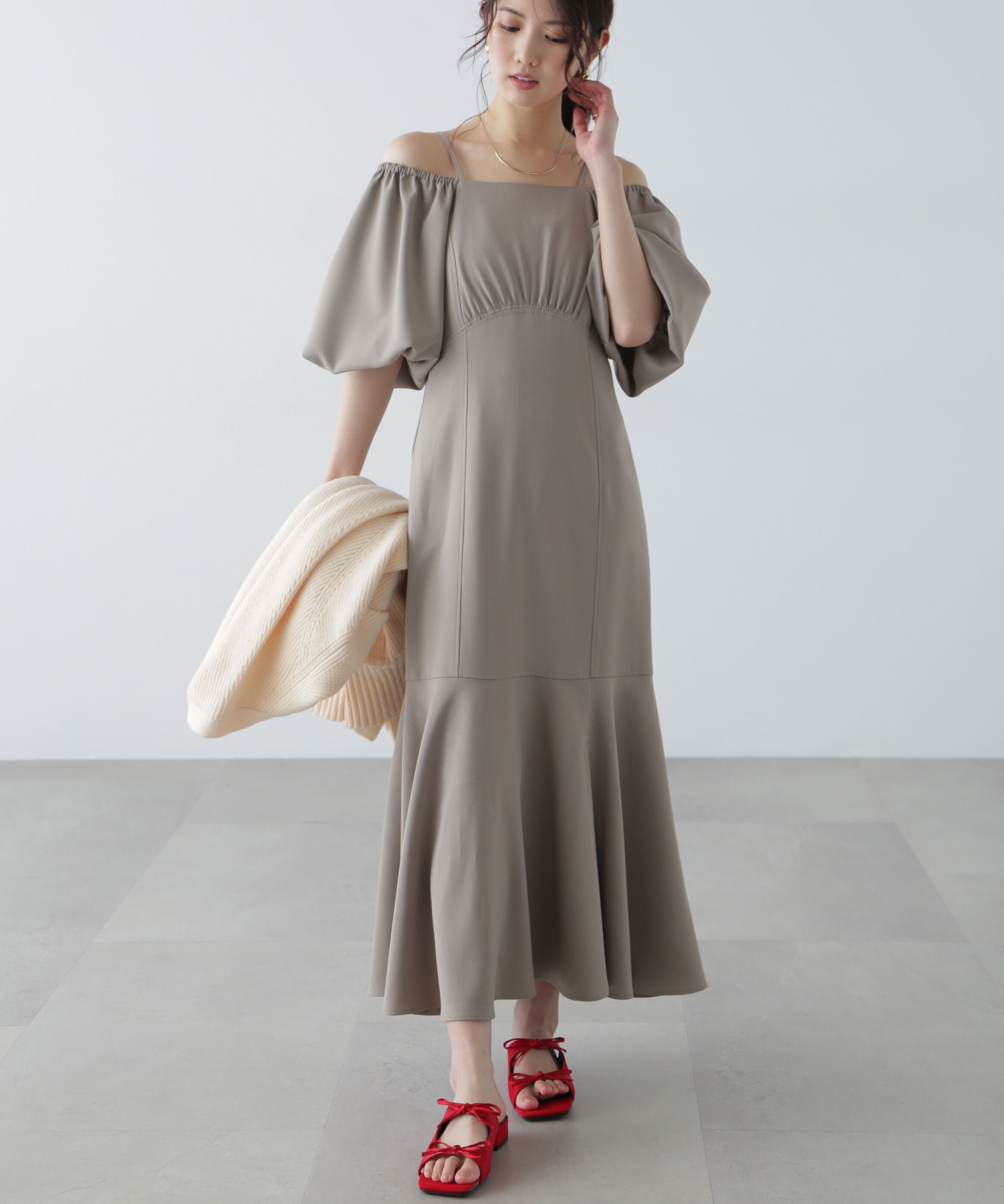  「2wayオフショルマーメイドワンピース」|ワンピース|