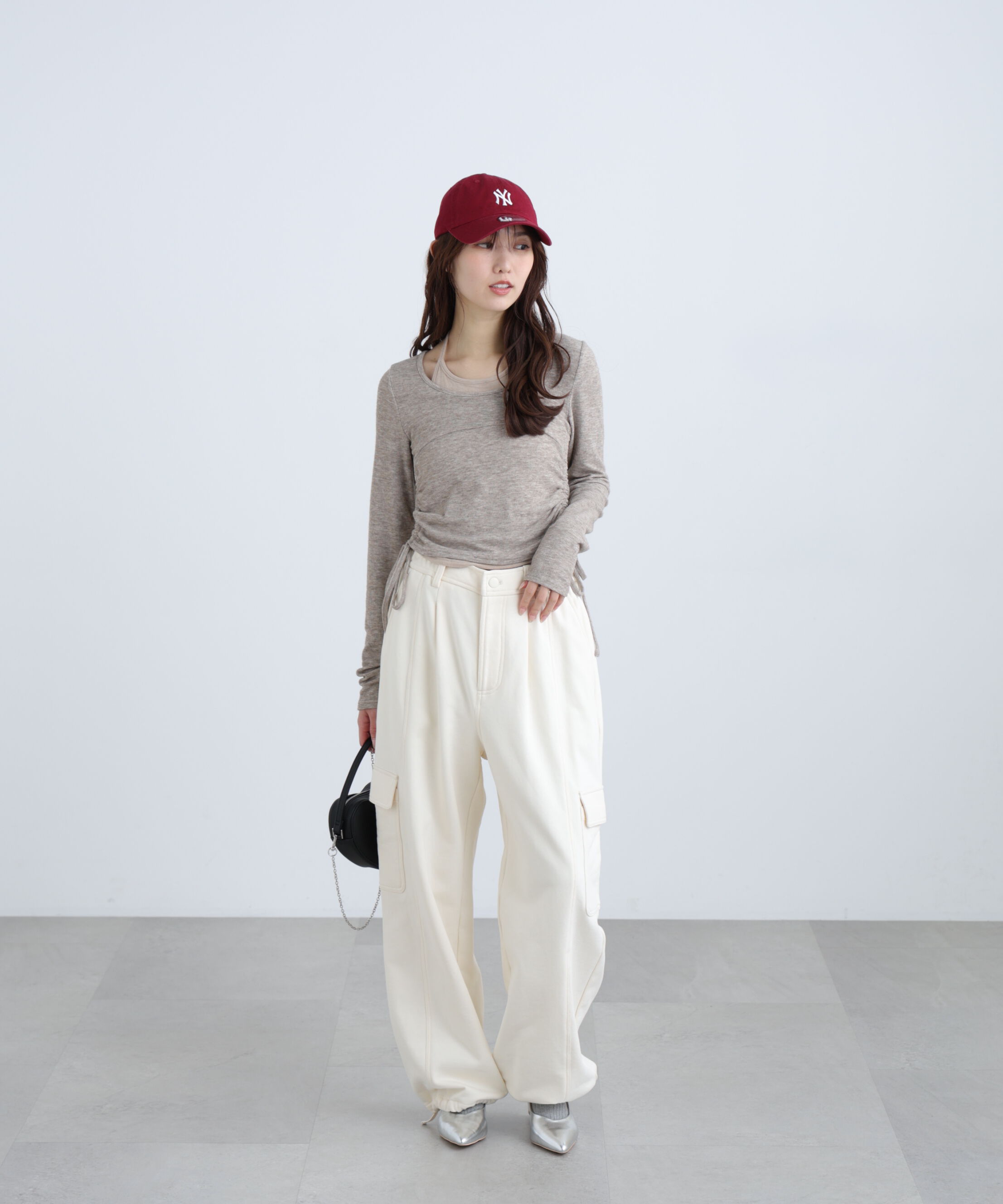  「ホルターネックレイヤードサイドドロストカットソー」|Tシャツ・カットソー|