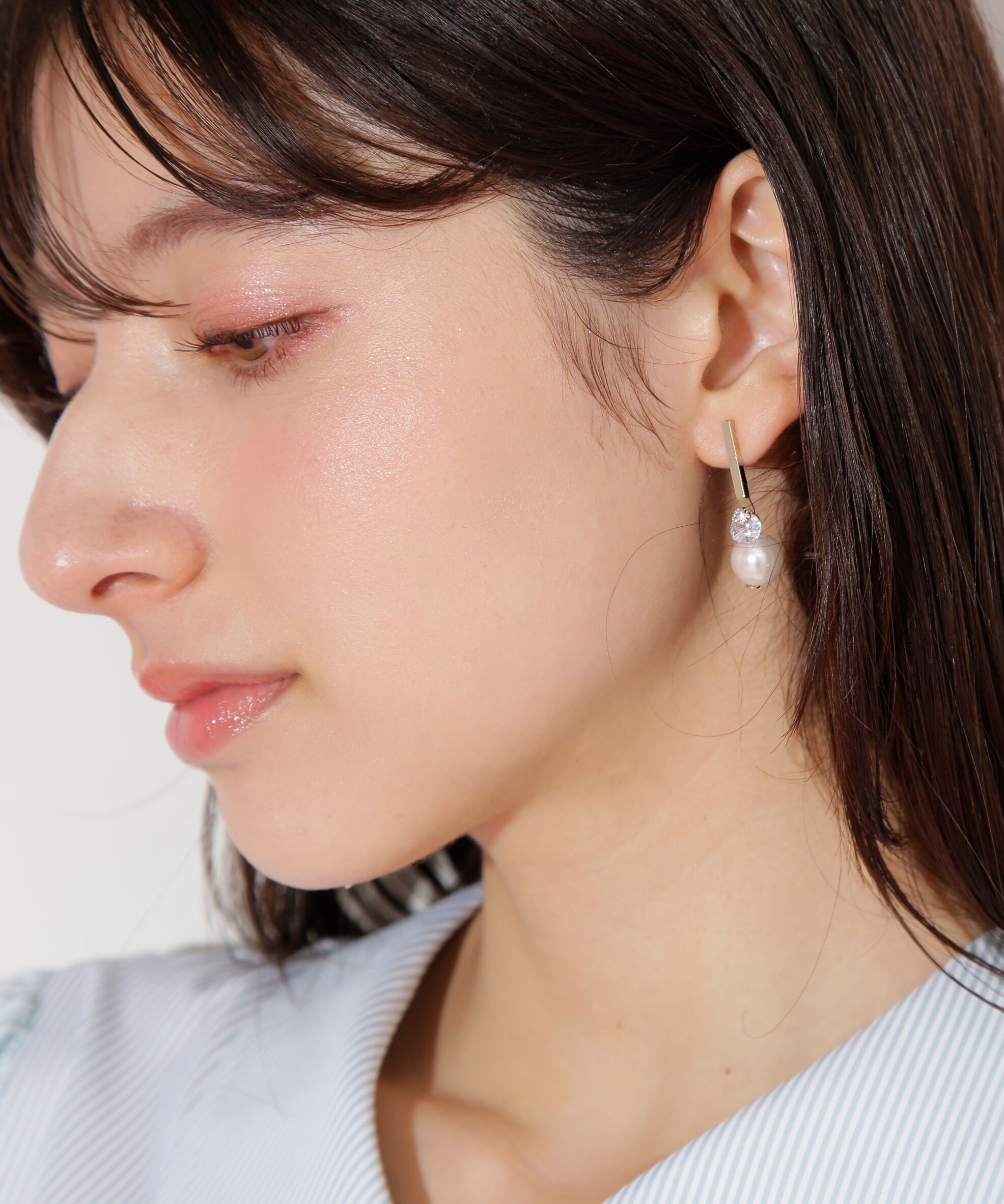  「ドロップパールピアス」|その他|