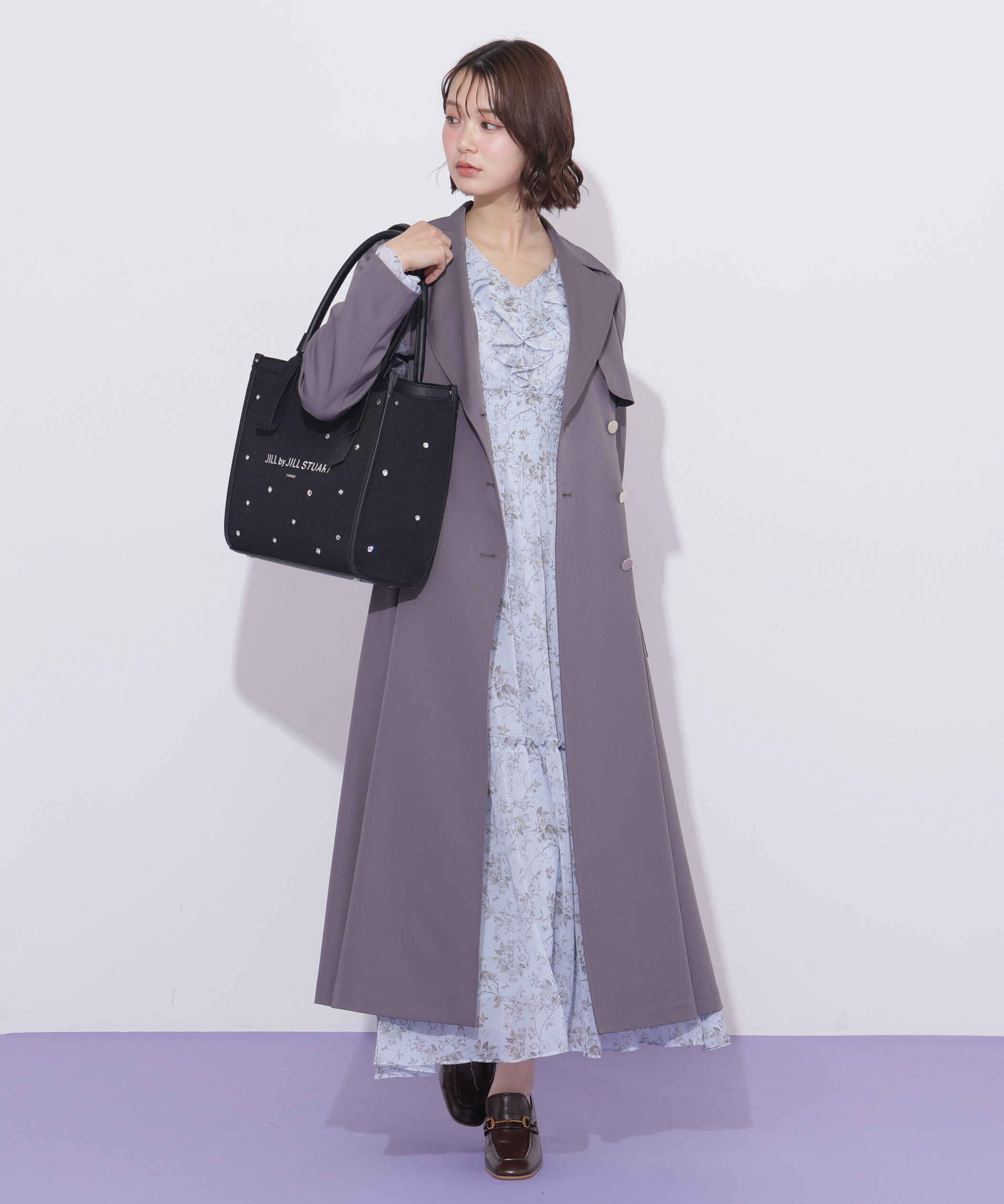  「リボンハンドルクラッシートート」|その他|