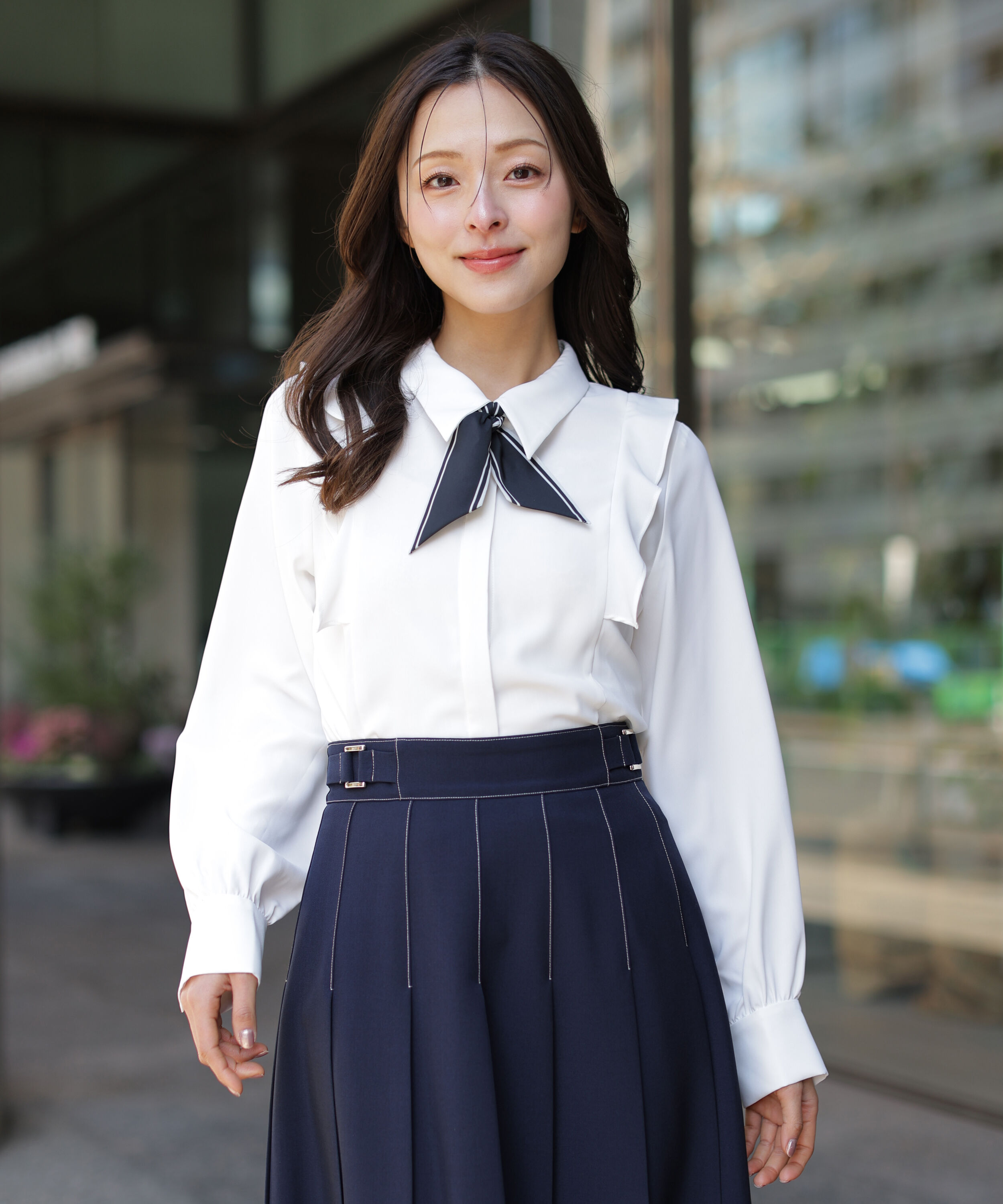  「スカーフ付きブラウス」|シャツ・ブラウス|