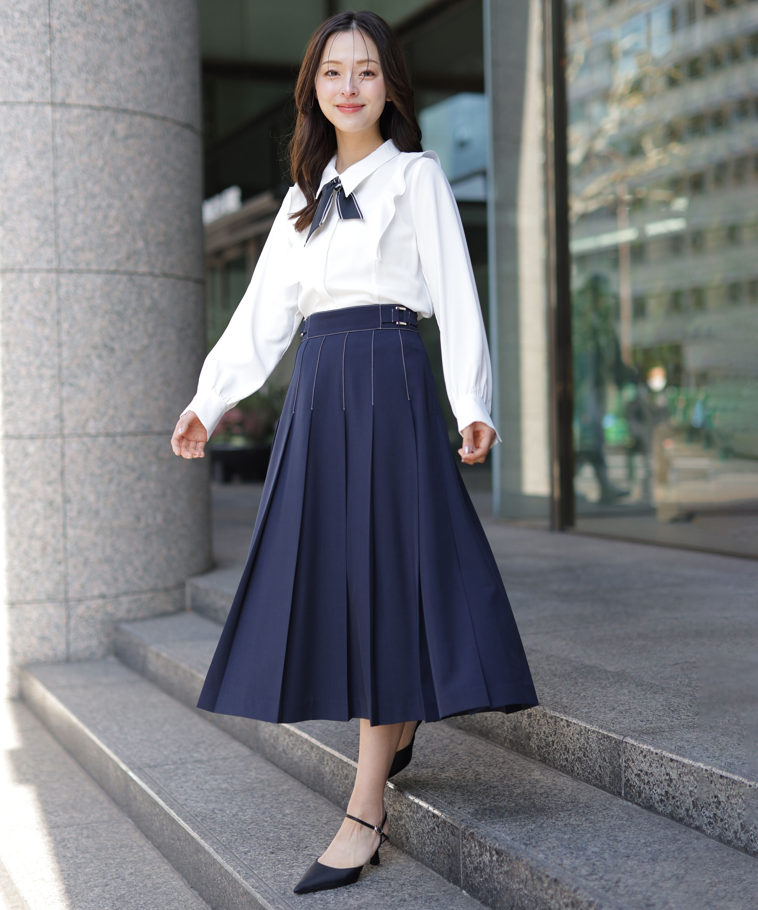  「スカーフ付きブラウス」|シャツ・ブラウス|