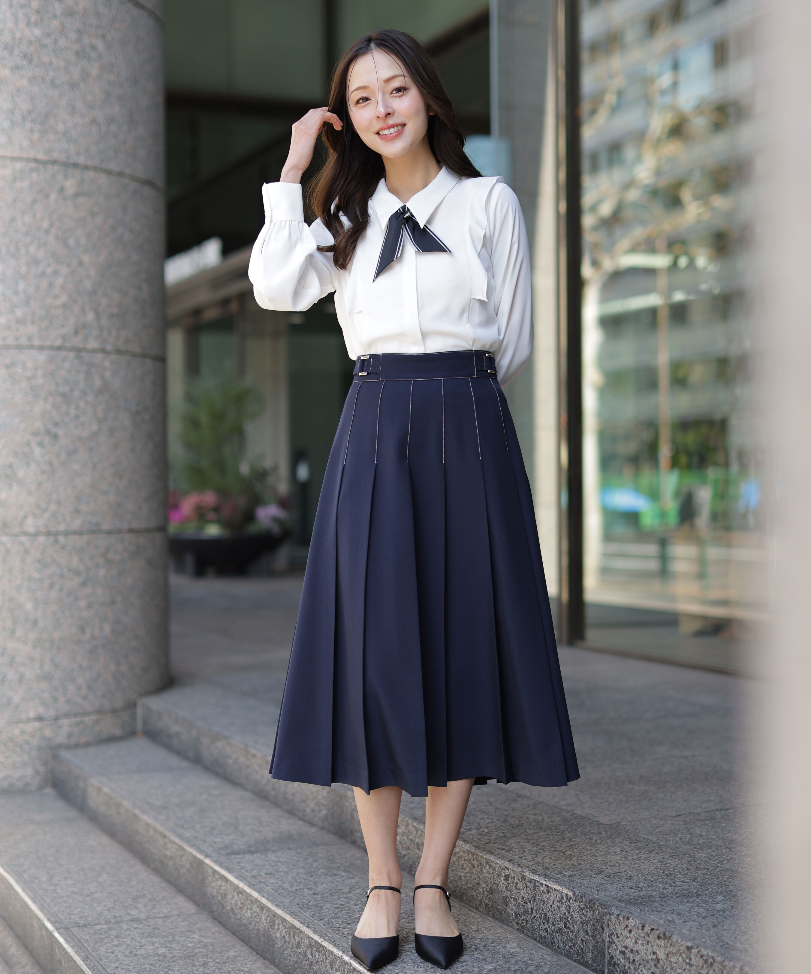  「スカーフ付きブラウス」|シャツ・ブラウス|