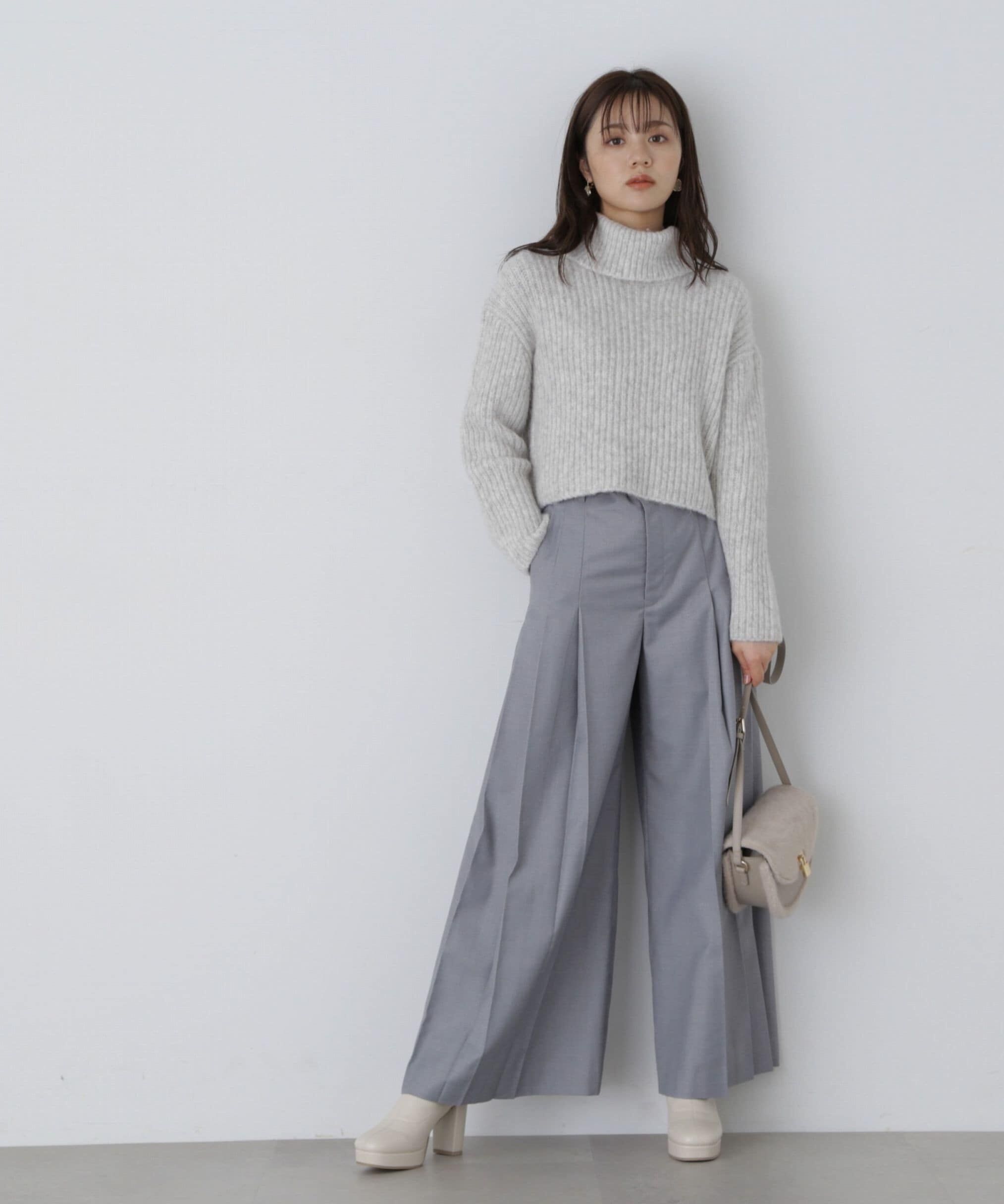 PROPORTION BODY DRESSING「サイドプリーツワイドパンツ」|その他|