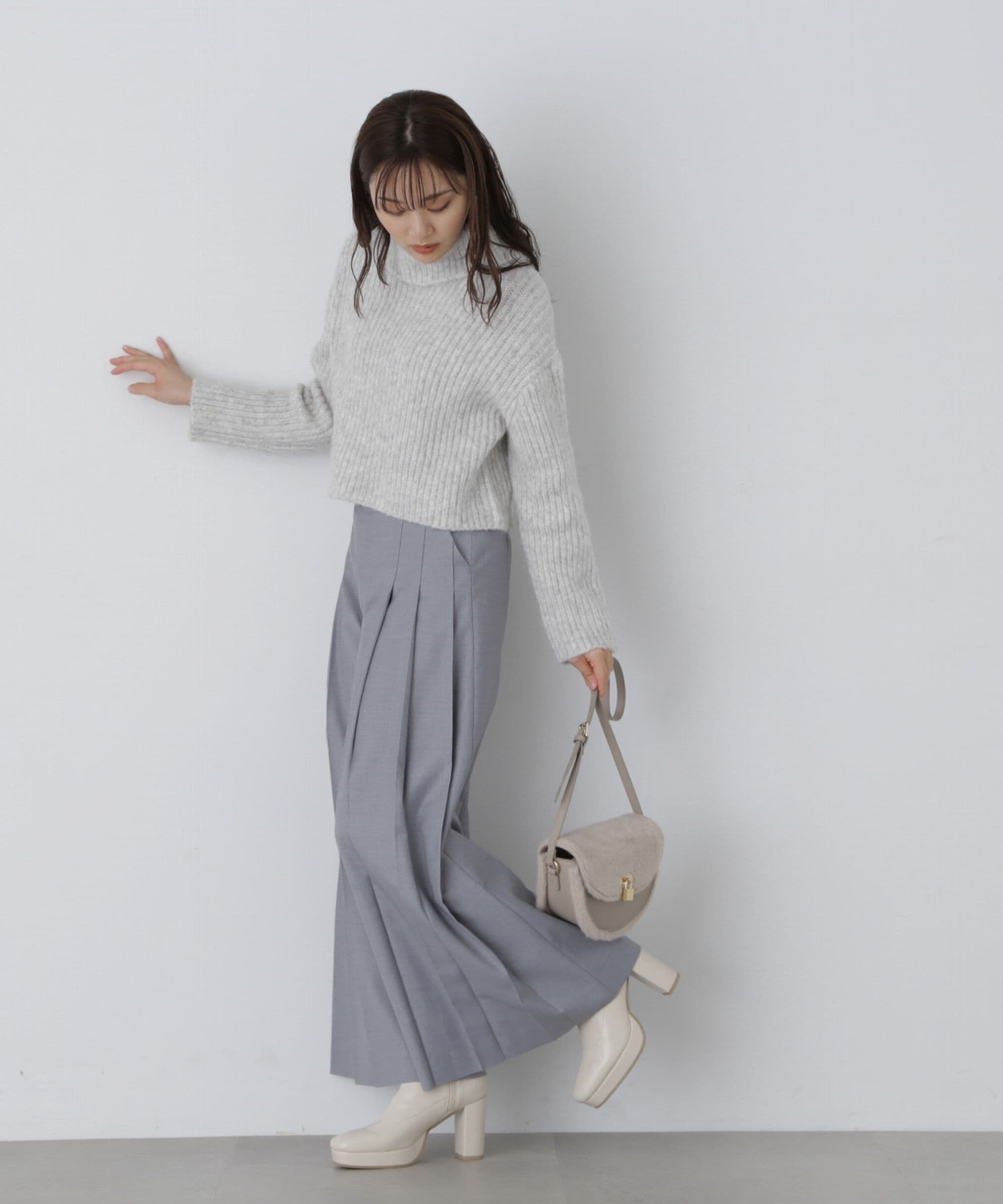 PROPORTION BODY DRESSING「サイドプリーツワイドパンツ」|その他|