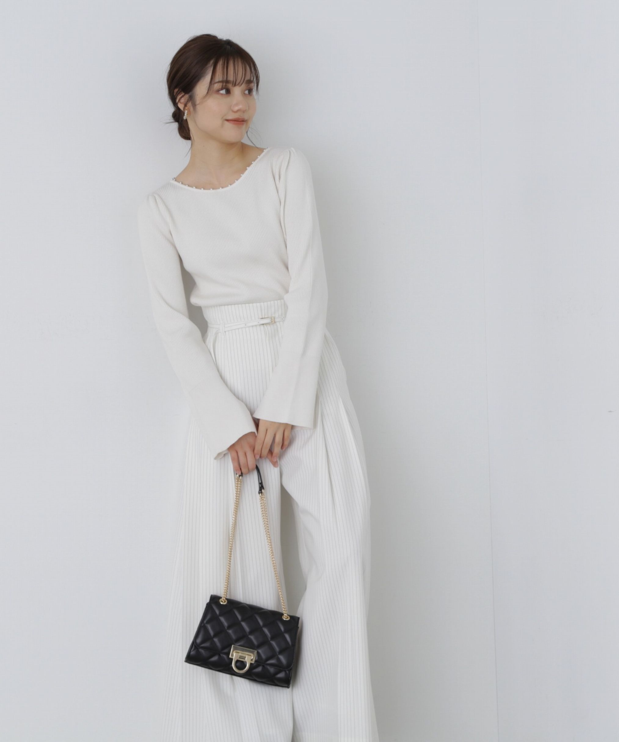 PROPORTION BODY DRESSING「サイドプリーツワイドパンツ」|その他|