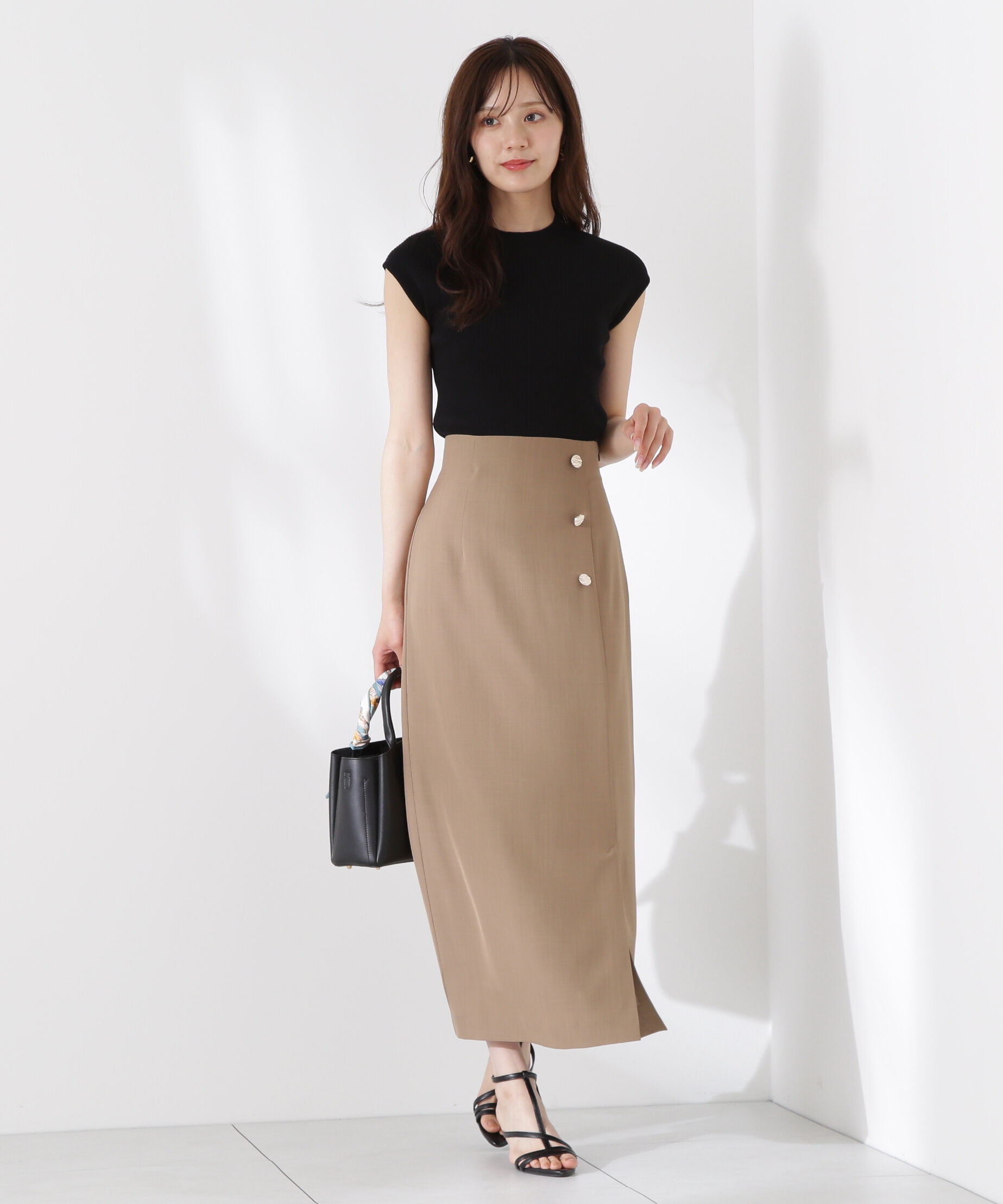 PROPORTION BODY DRESSING「ボトルネックリブニット」|ニット・セーター|