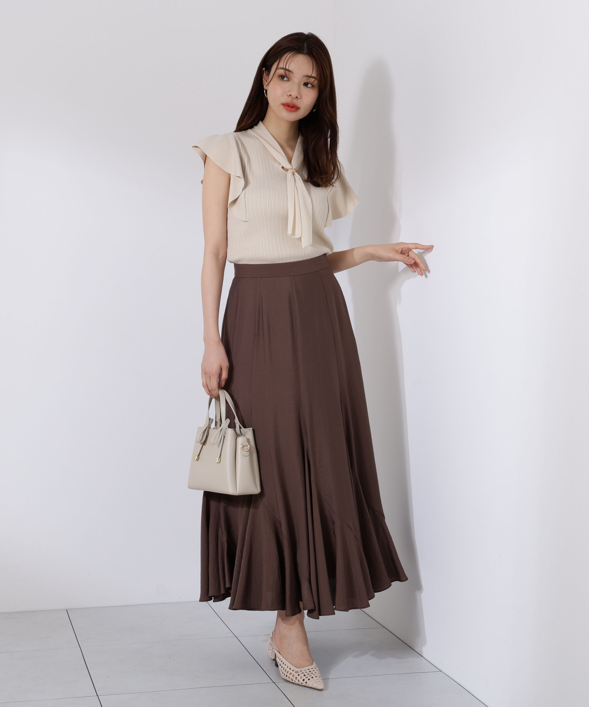 PROPORTION BODY DRESSING「エスカルゴマーメイドフレアスカート」|スカート|