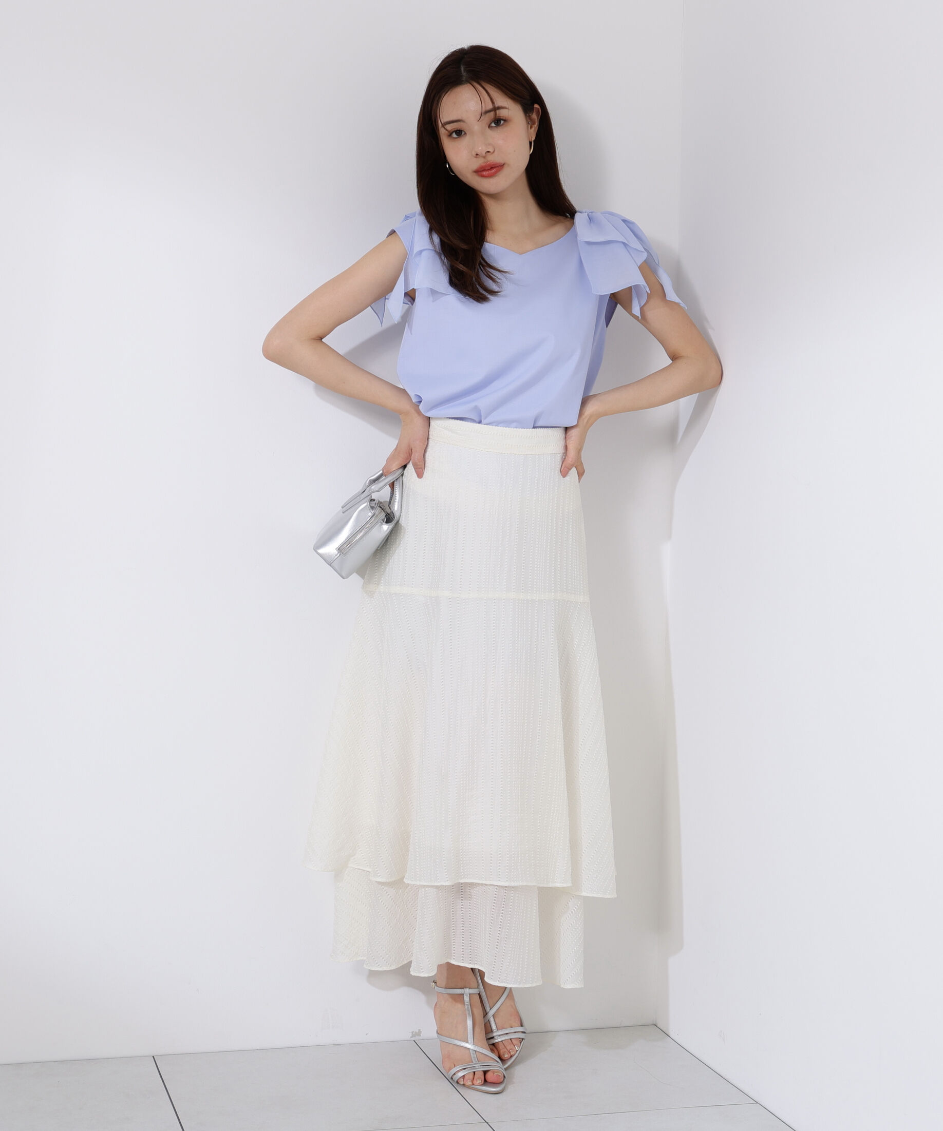 PROPORTION BODY DRESSING「シアードビーティアードスカート」|スカート|