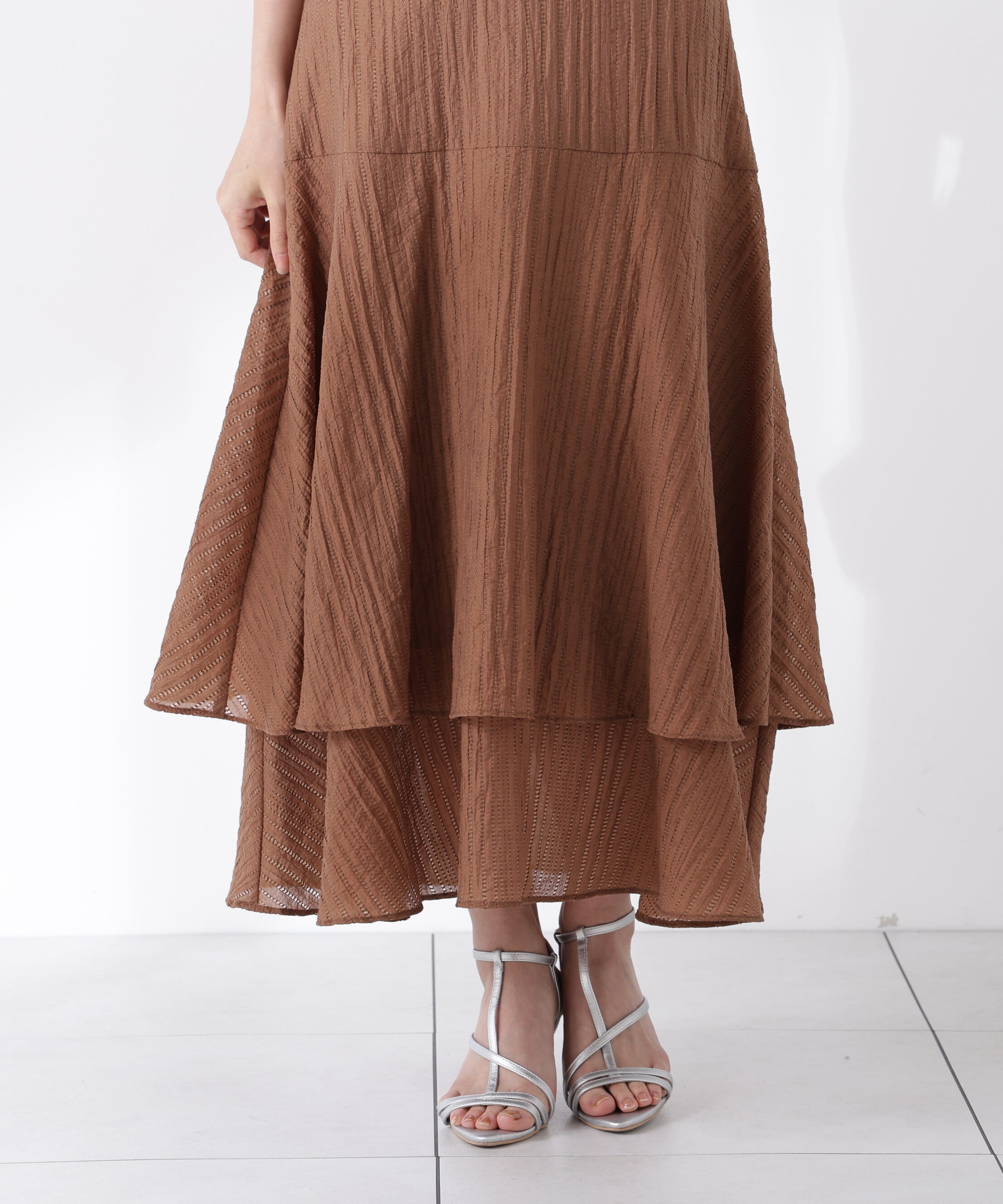 PROPORTION BODY DRESSING「シアードビーティアードスカート」|スカート|