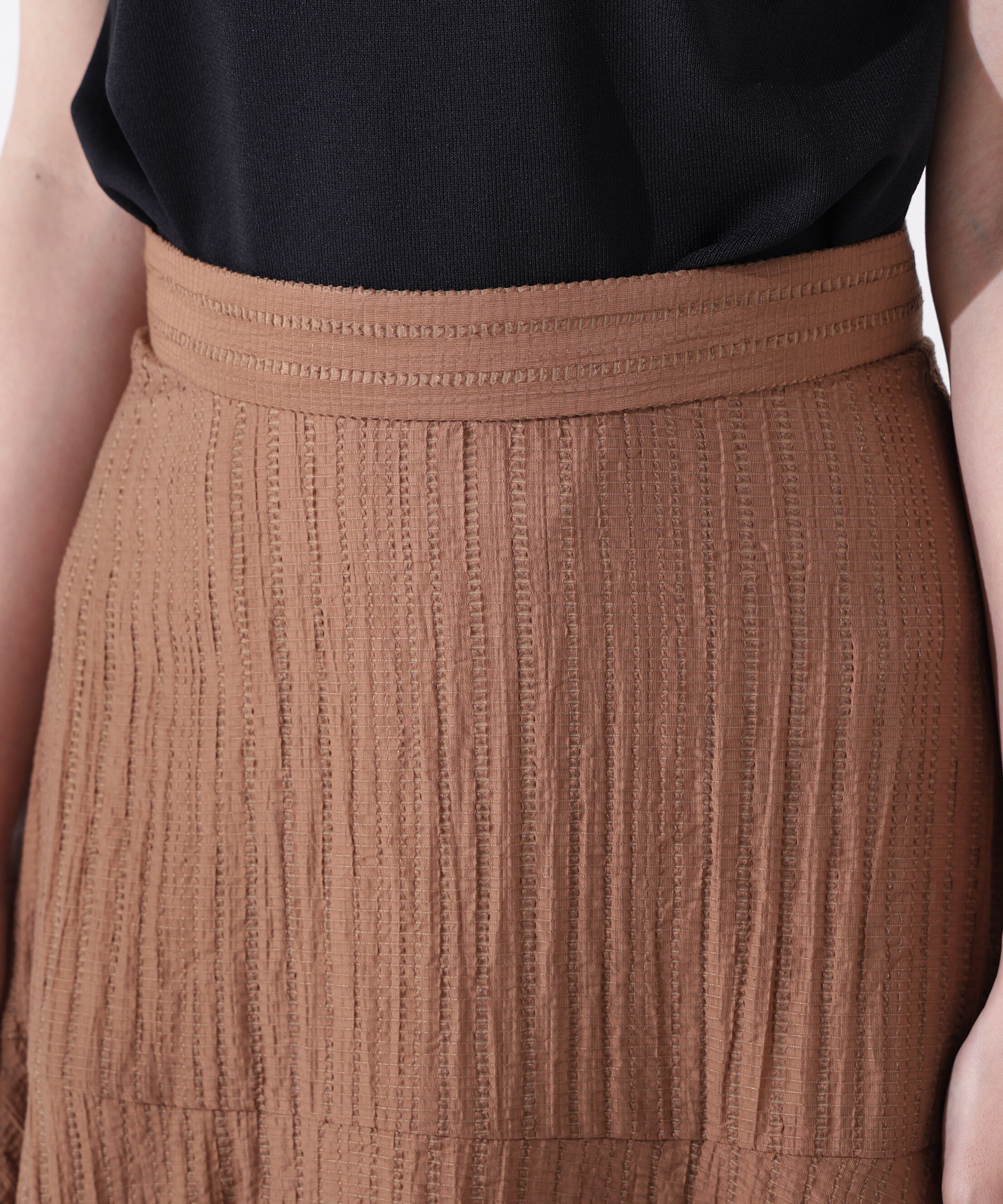 PROPORTION BODY DRESSING「シアードビーティアードスカート」|スカート|