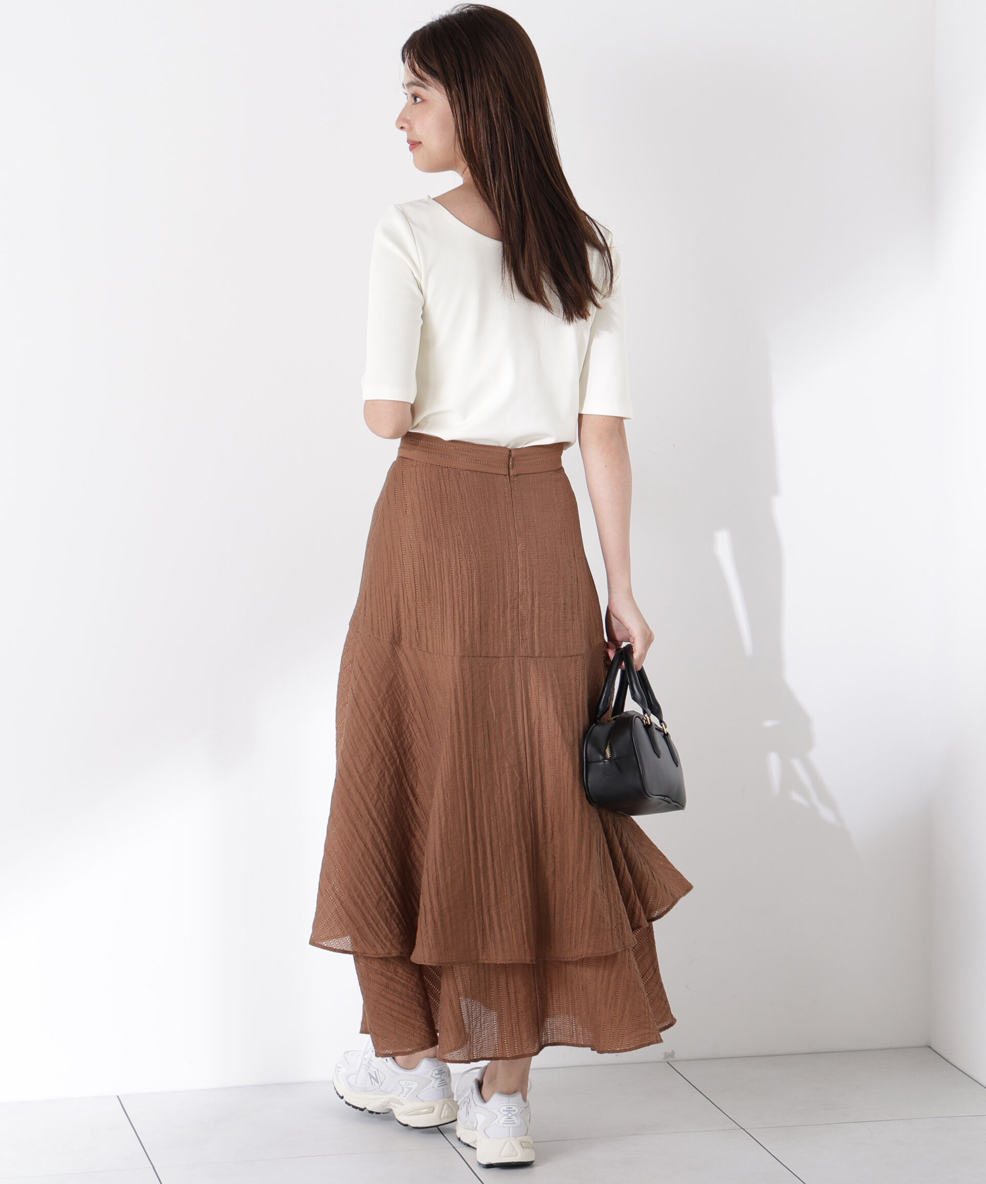 PROPORTION BODY DRESSING「シアードビーティアードスカート」|スカート|