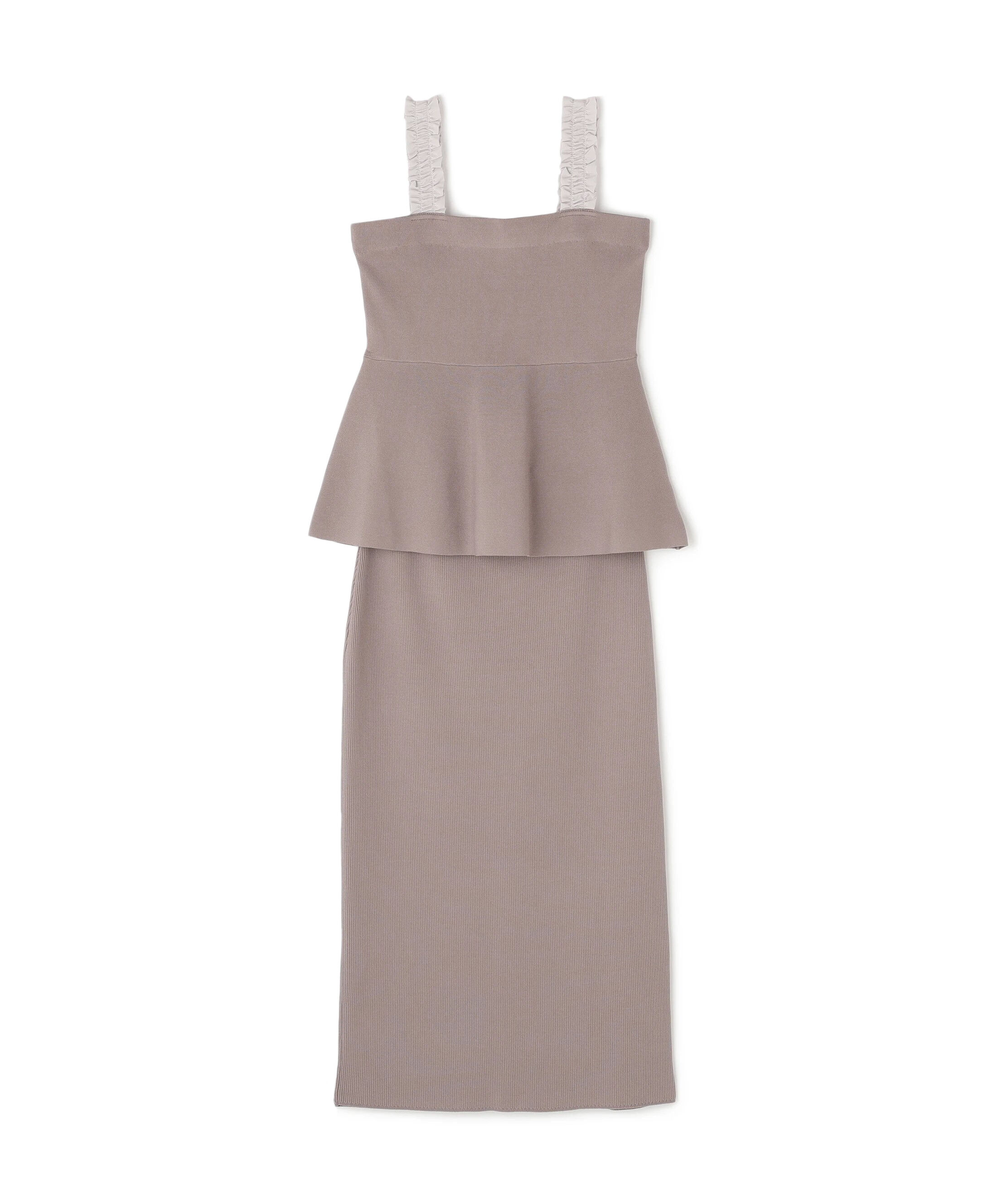 PROPORTION BODY DRESSING「ペプラムキャミセットアップ」|ワンピース|