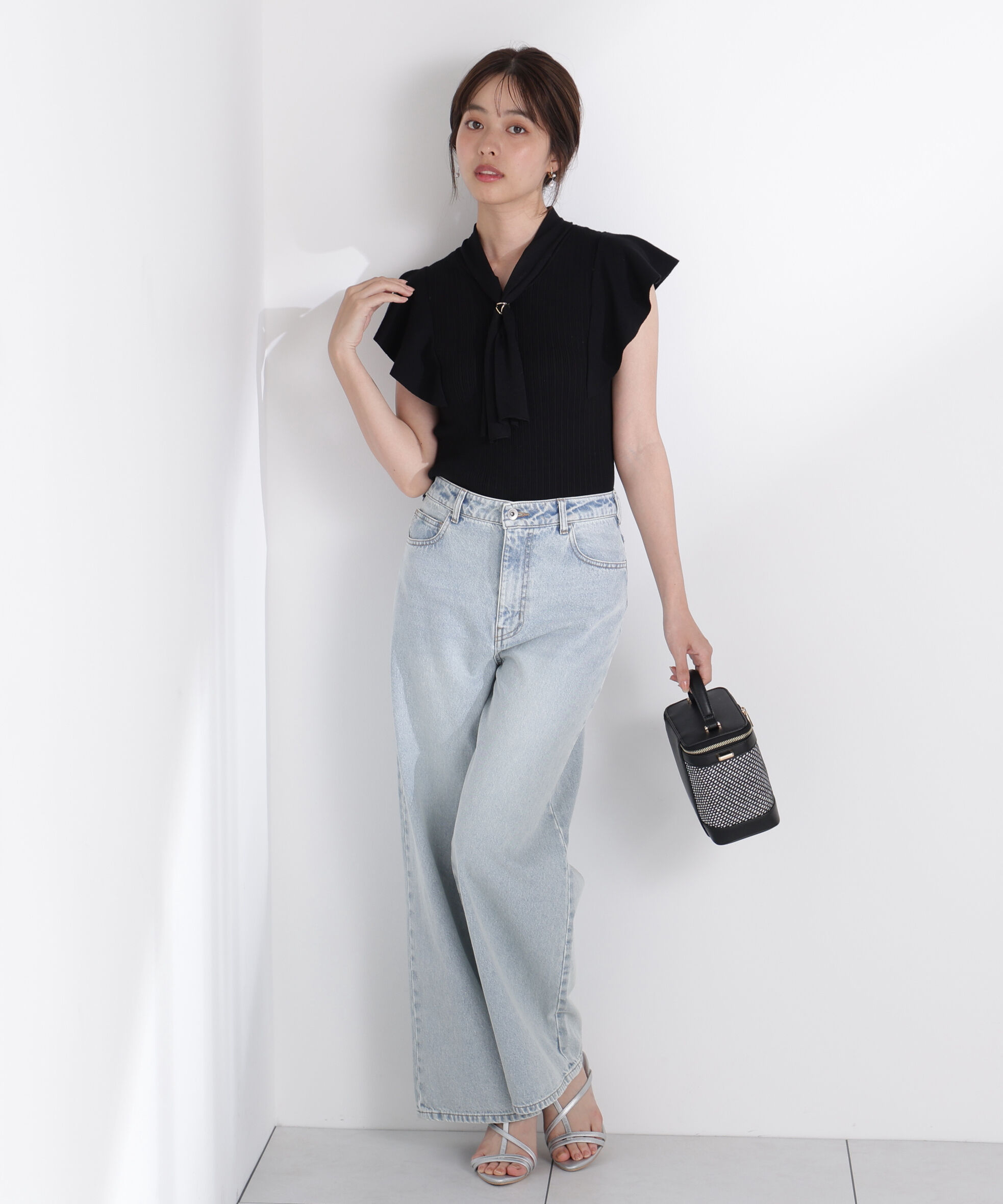 PROPORTION BODY DRESSING「2wayタイ付きニット」|ニット・セーター|