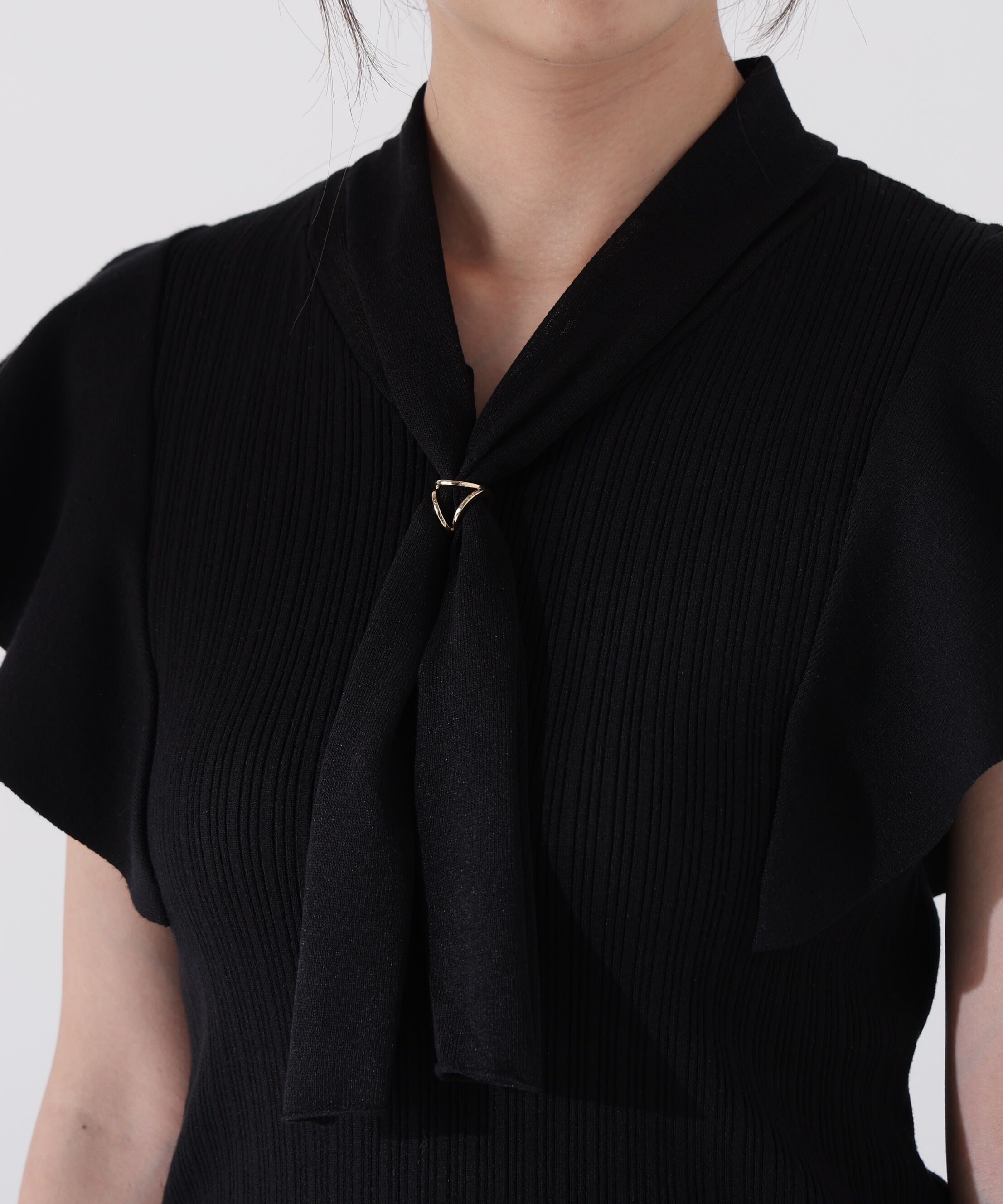 PROPORTION BODY DRESSING「2wayタイ付きニット」|ニット・セーター|