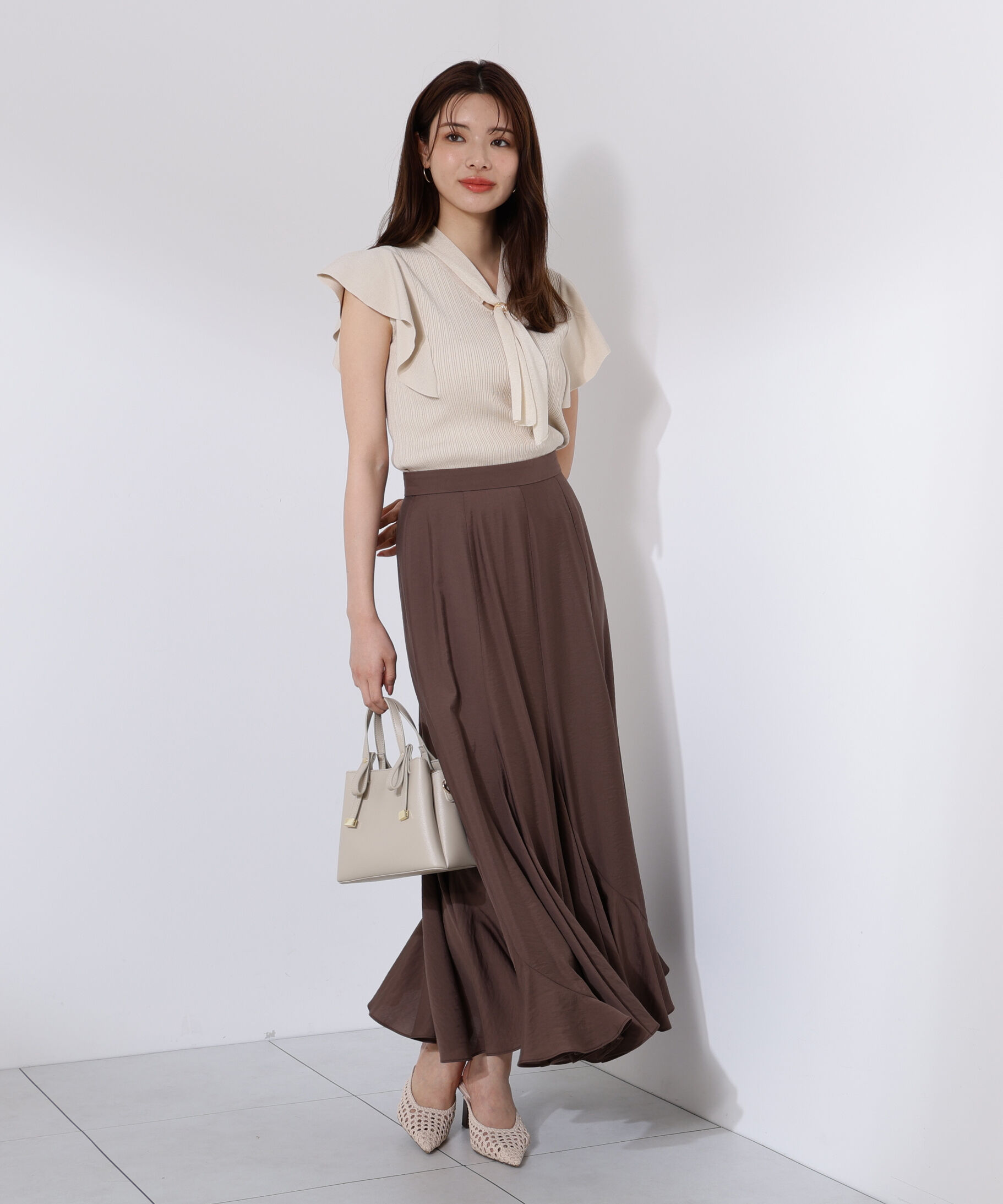 PROPORTION BODY DRESSING「2wayタイ付きニット」|ニット・セーター|