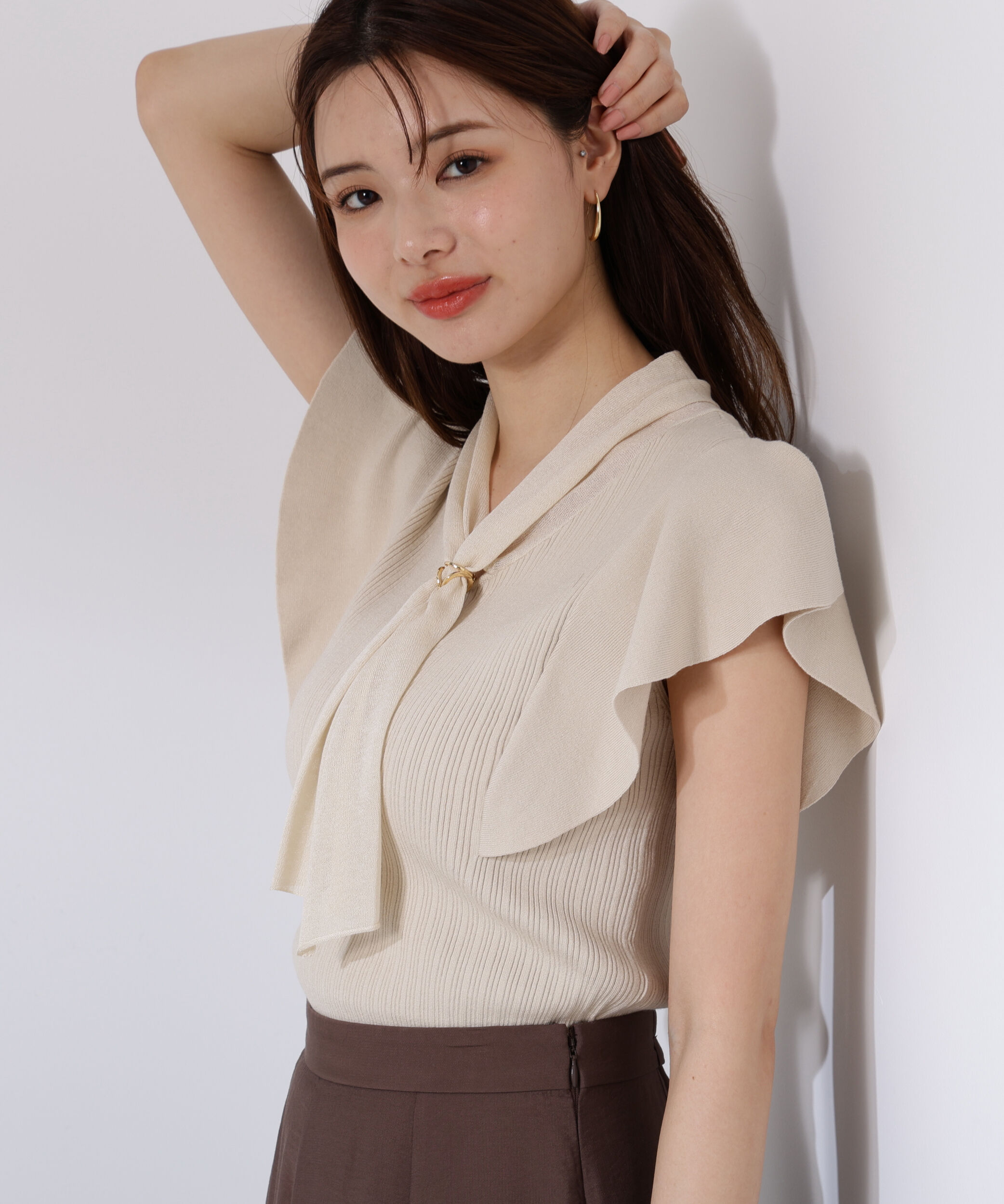 PROPORTION BODY DRESSING「2wayタイ付きニット」|ニット・セーター|