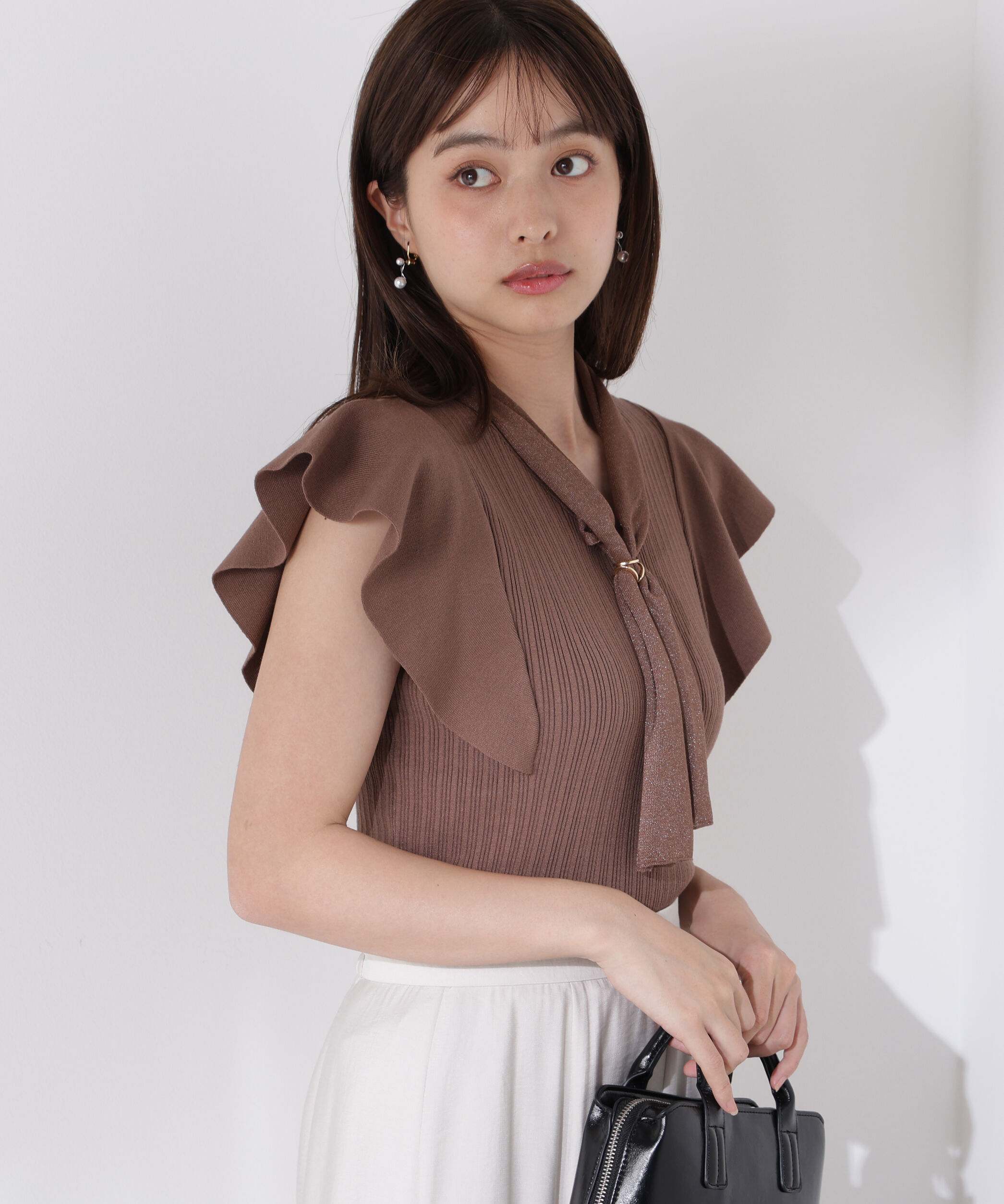 PROPORTION BODY DRESSING「2wayタイ付きニット」|ニット・セーター|