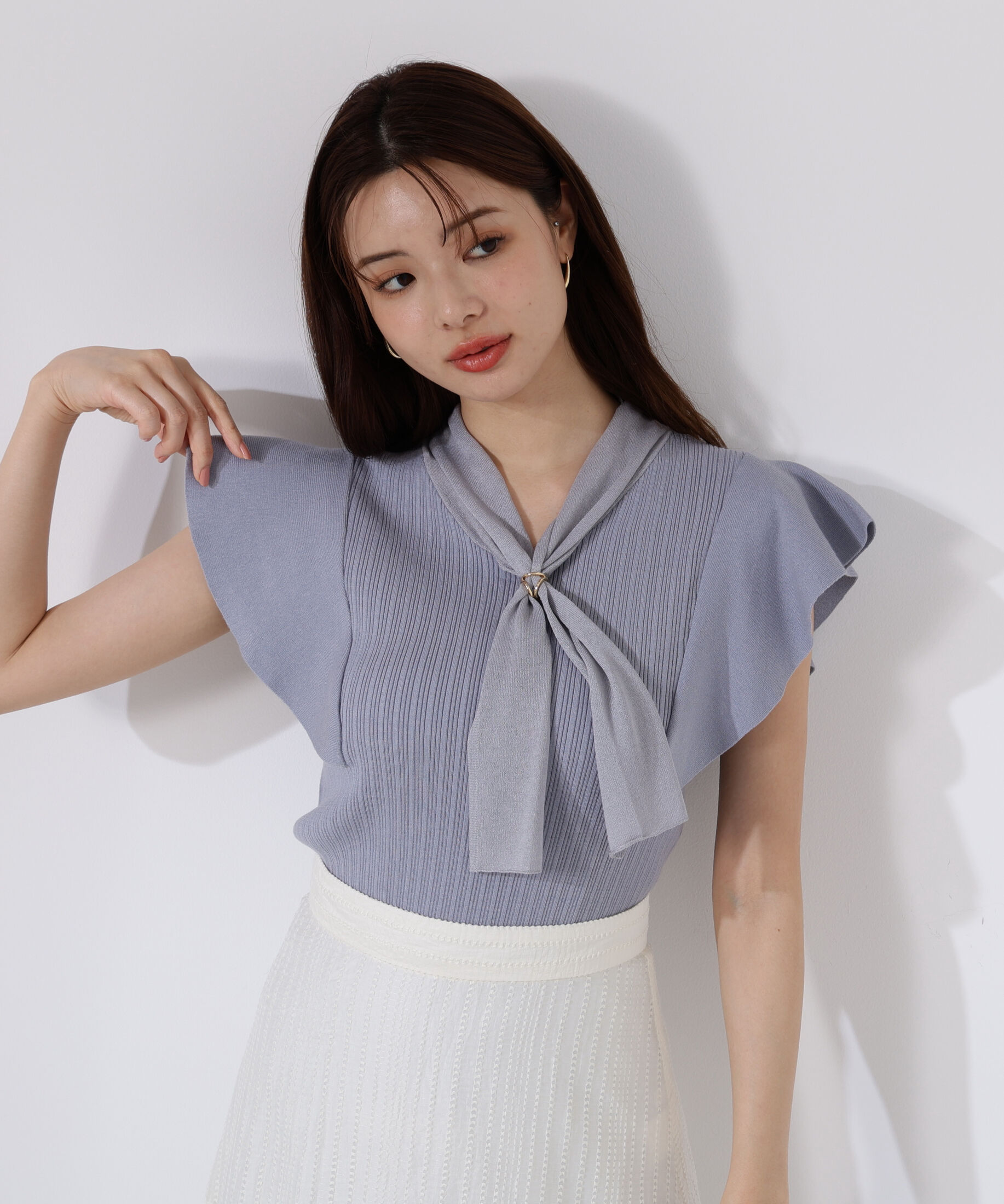 PROPORTION BODY DRESSING「2wayタイ付きニット」|ニット・セーター|