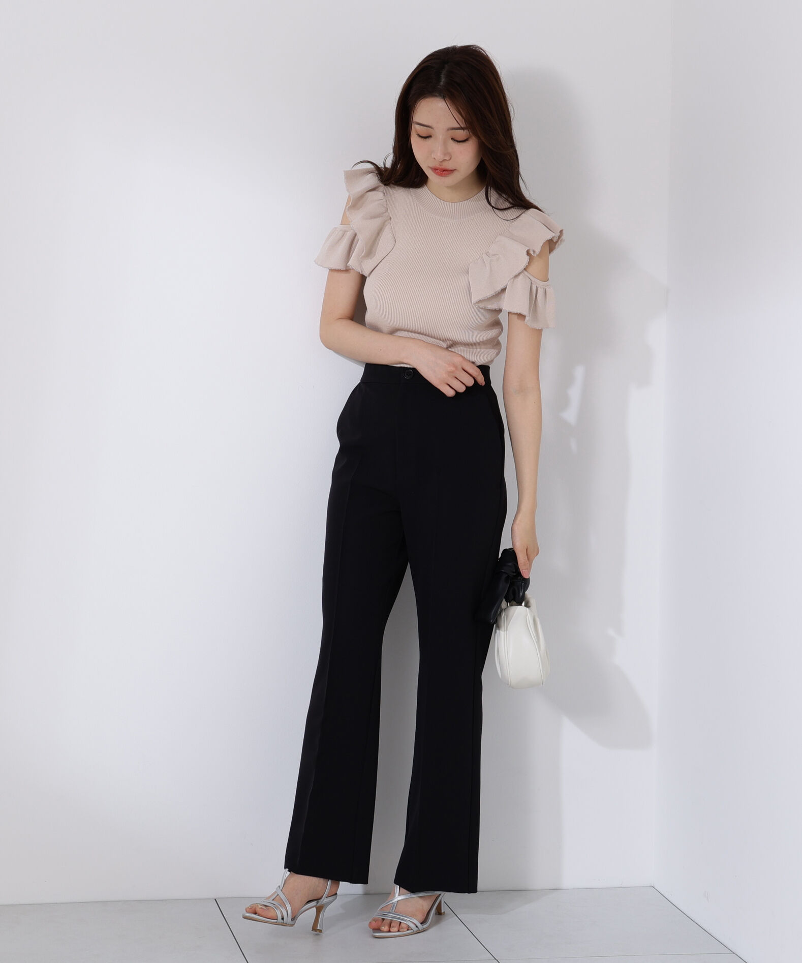 PROPORTION BODY DRESSING「デザインスリーブニット」|ニット・セーター|