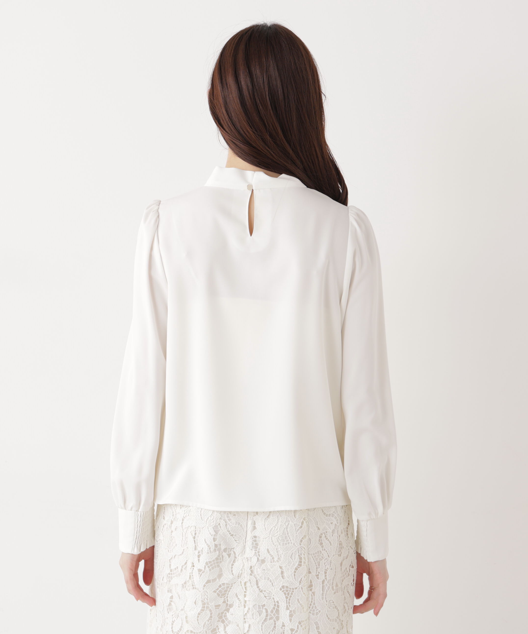 PROPORTION BODY DRESSING「キラ釦ボウタイブラウス　26SS」|シャツ・ブラウス|