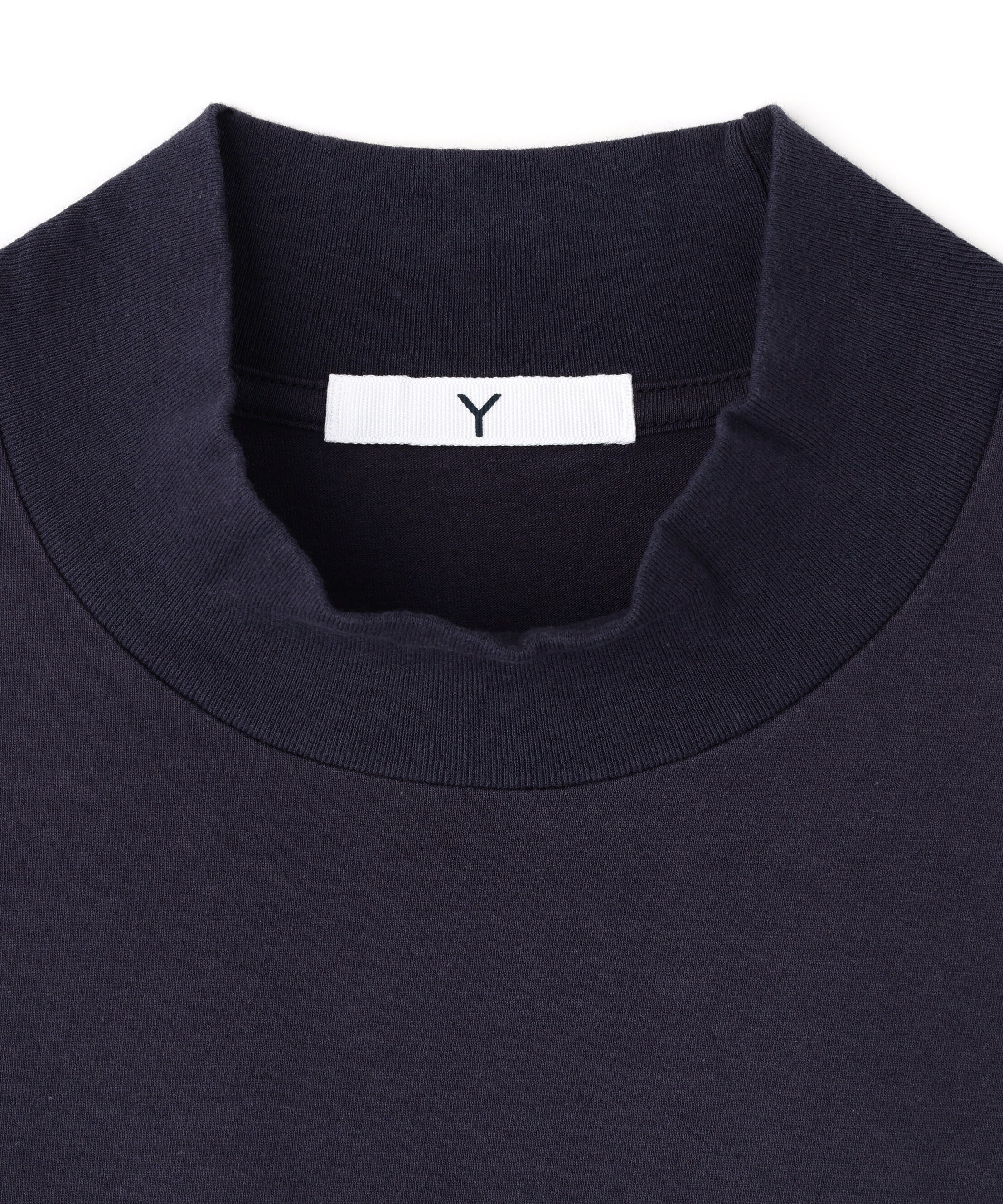 YLEVE 「Ｙ / ORGANIC COTTON JERSEY MOCK NECK SHORT SLEEVE T‐SHIRT」|Tシャツ・カットソー|