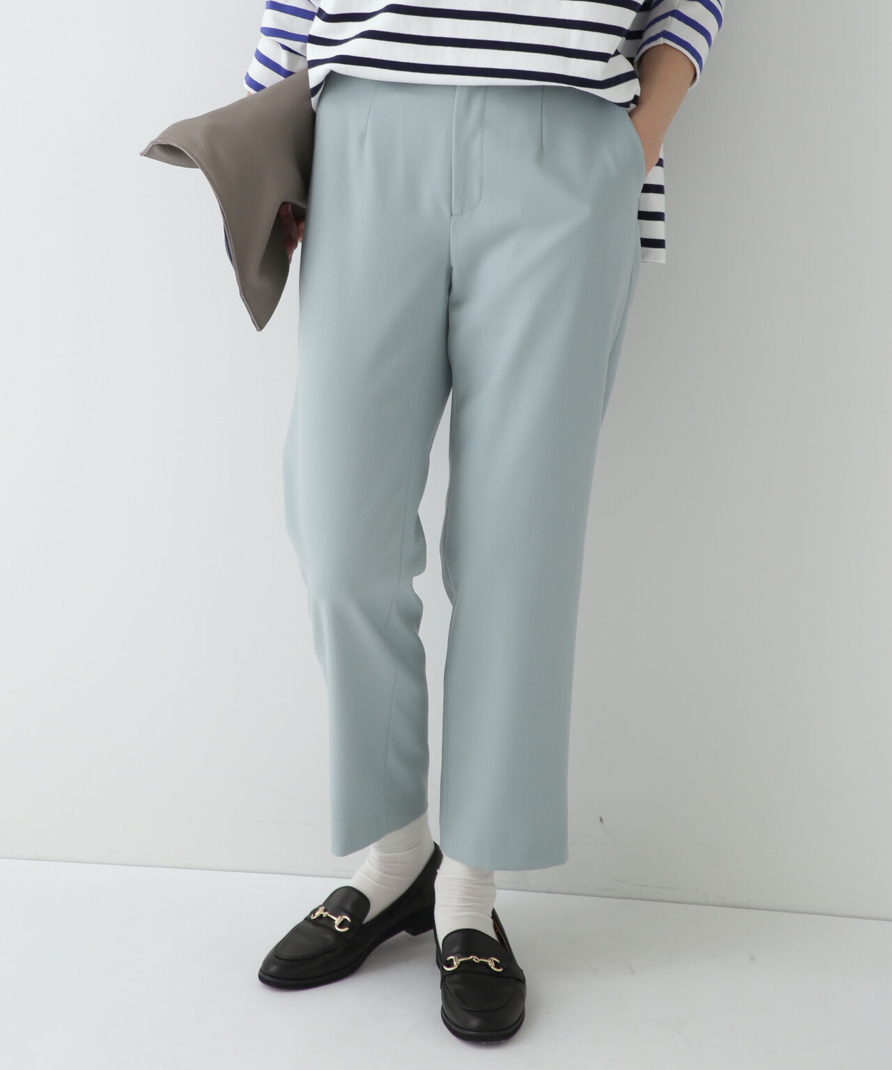  「２ＷＡＹスリムストレートパンツ」|その他|ライトグリー