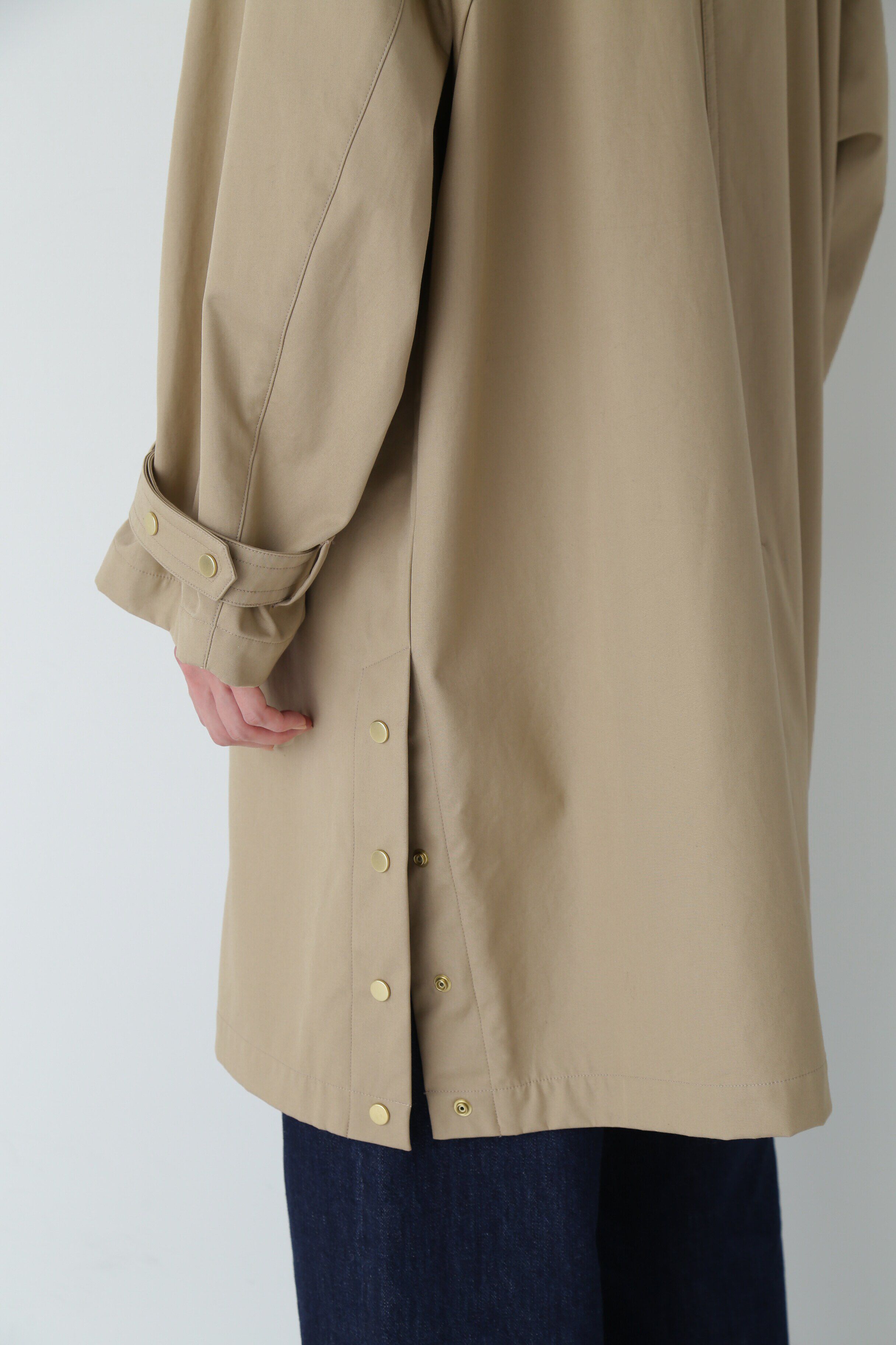  「コットンボンディングステンカラーコート」|その他|