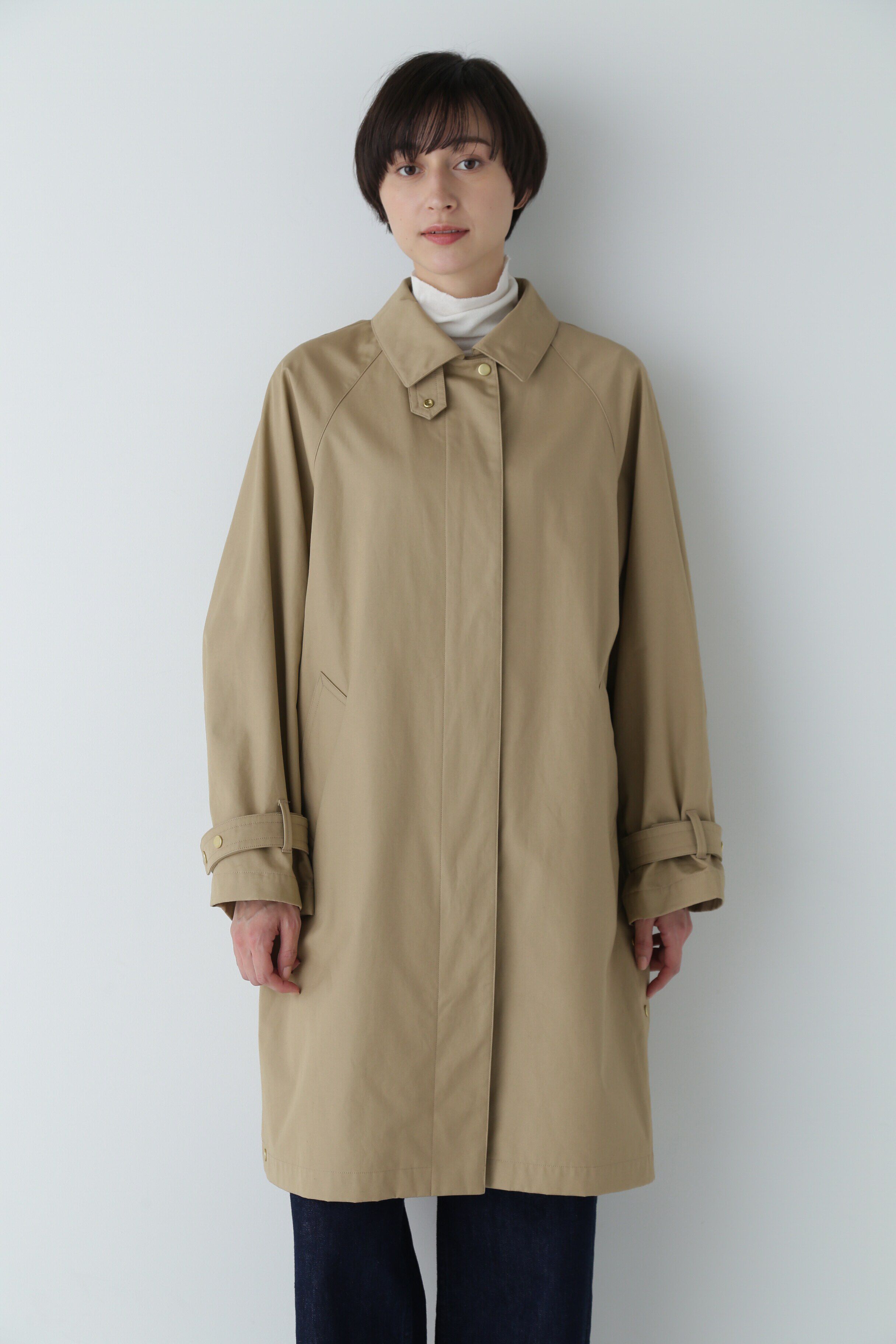  「コットンボンディングステンカラーコート」|その他|