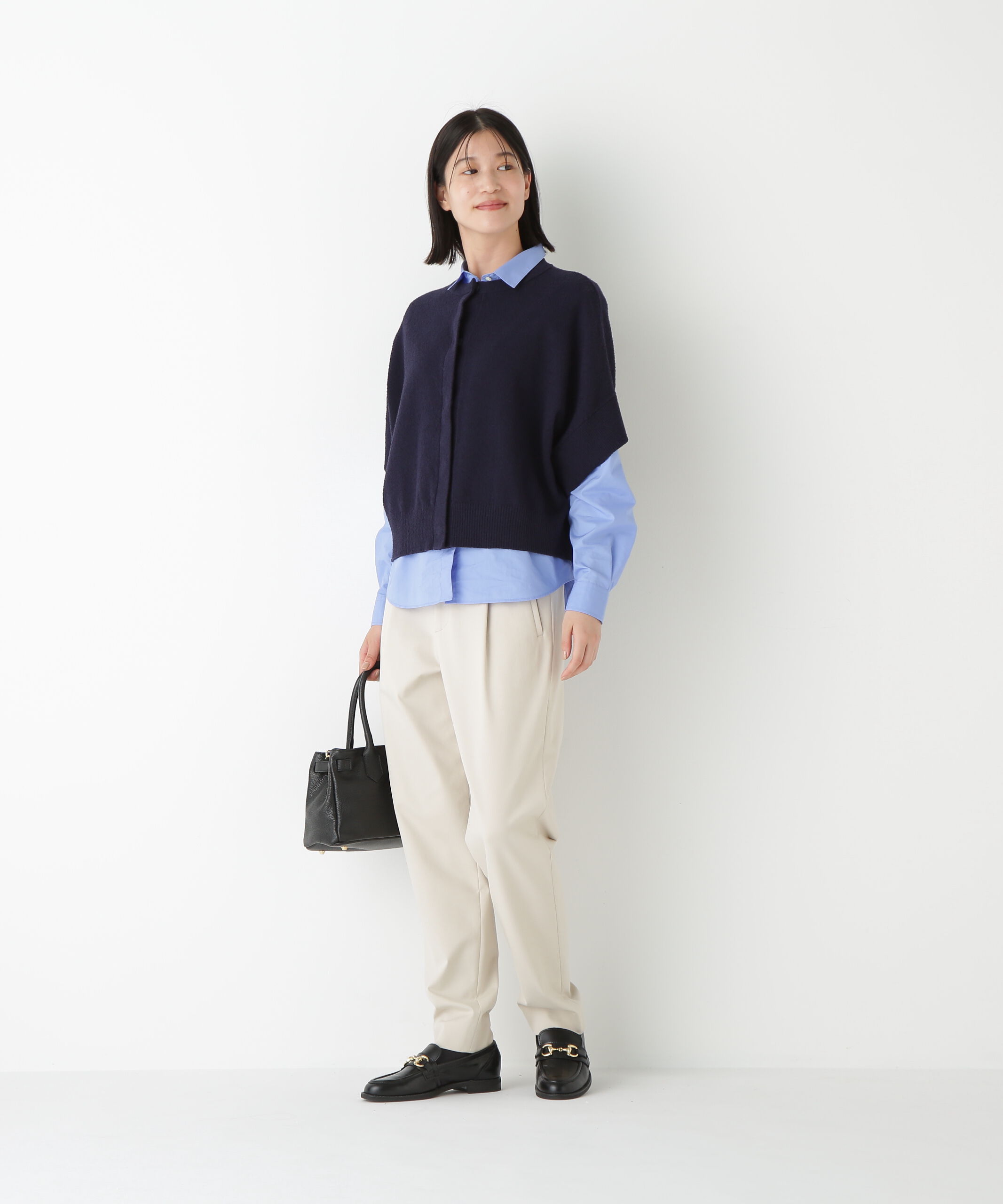  「◆ストレッチポンチワンタックテーパードパンツ」|その他|