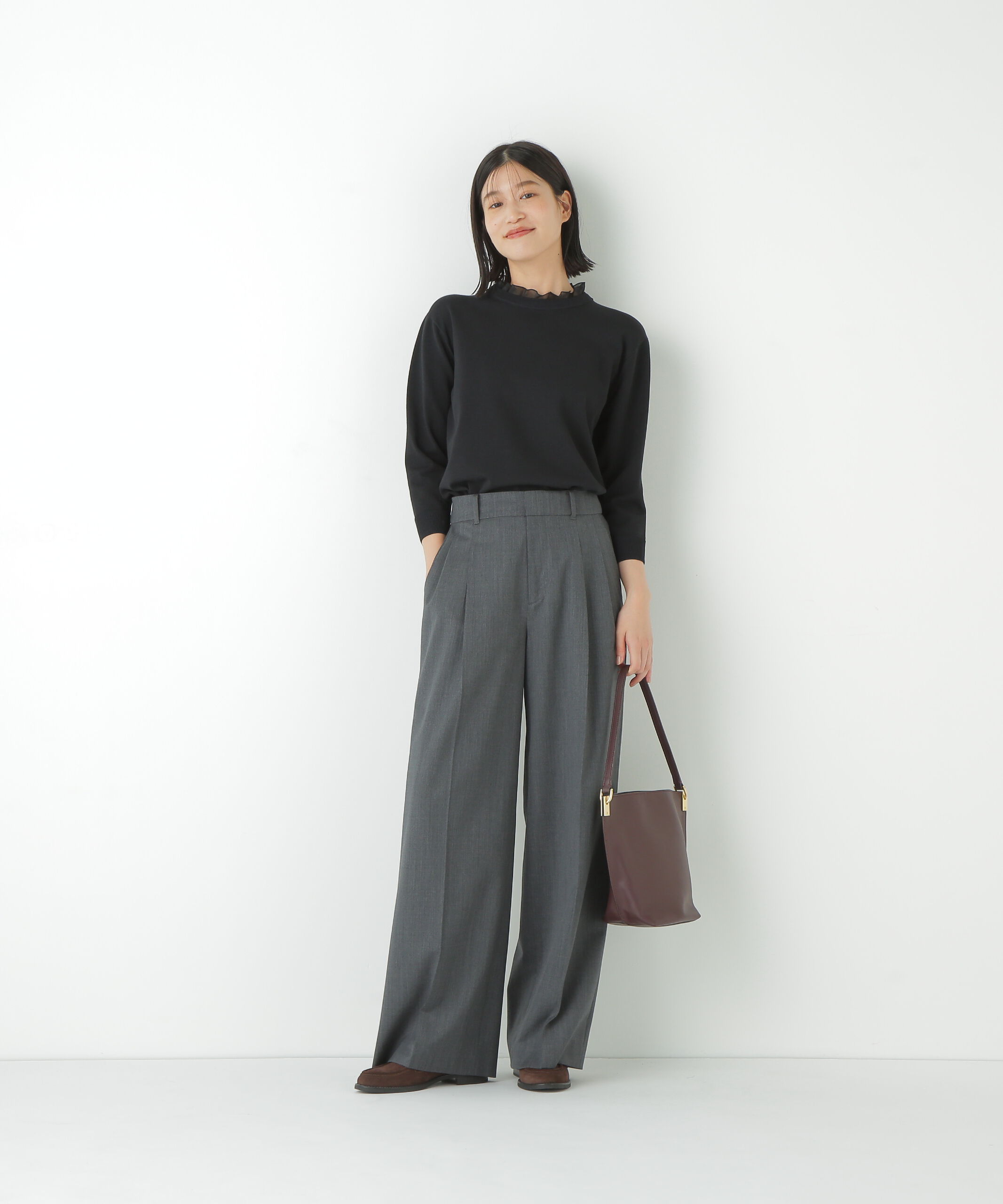  「◆ダブルタックバギーパンツ」|その他|