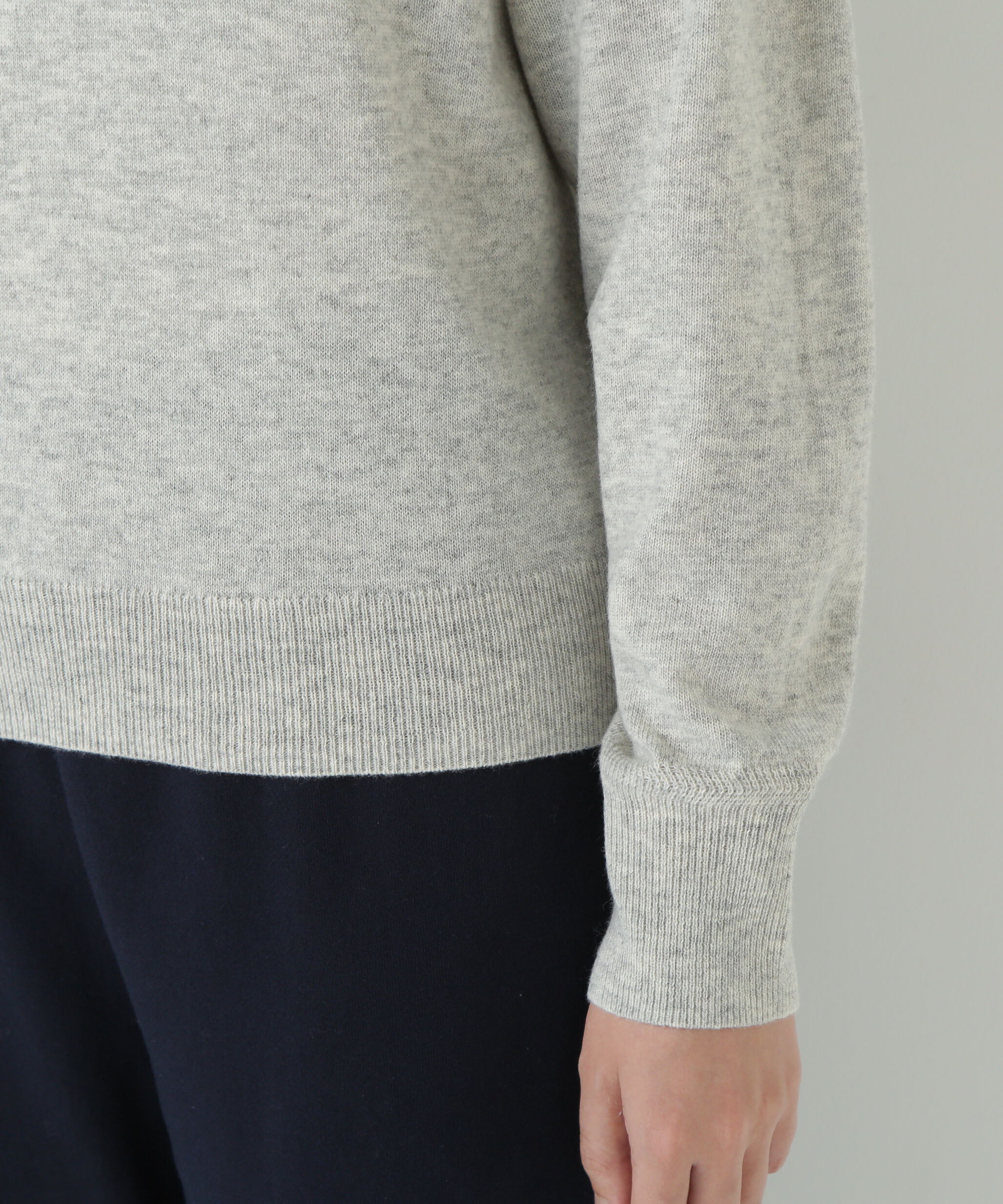  「≪洗える≫ウールＭＩＸヘンリーネックプルオーバー」|ニット・セーター|