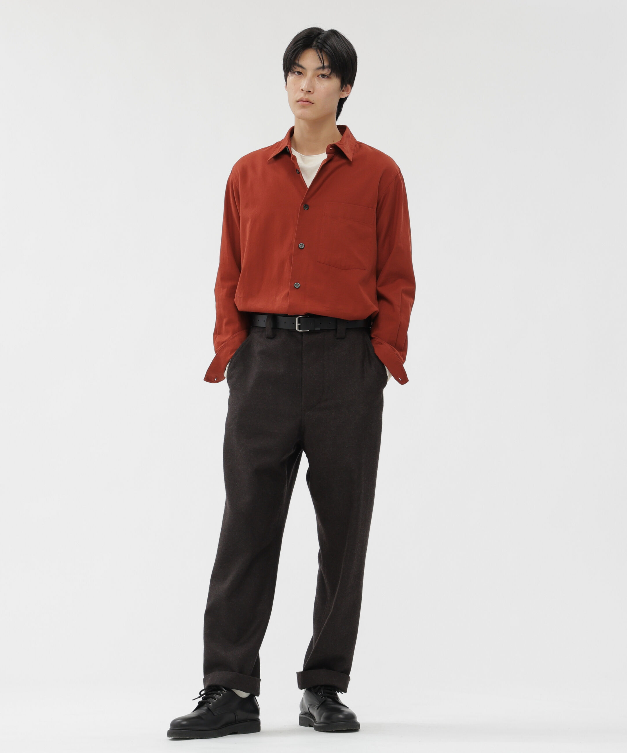 MARGARET HOWELL「COTTON CASHMERE TWILL SHIRT」|シャツ・ブラウス|