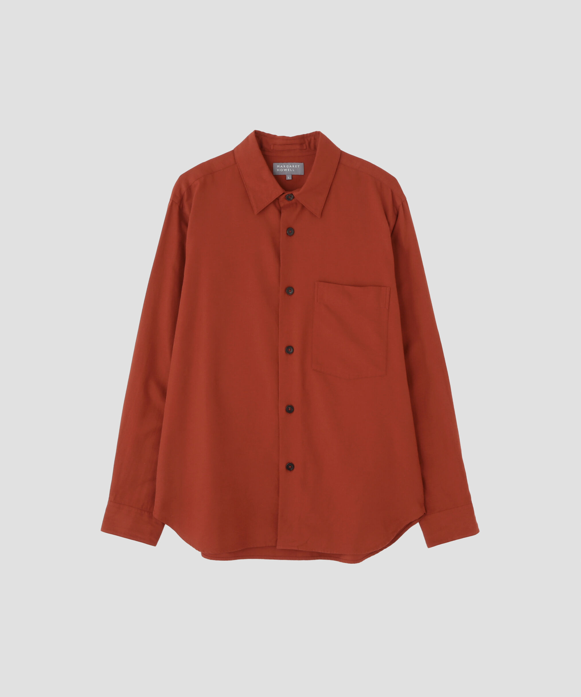 MARGARET HOWELL「COTTON CASHMERE TWILL SHIRT」|シャツ・ブラウス|