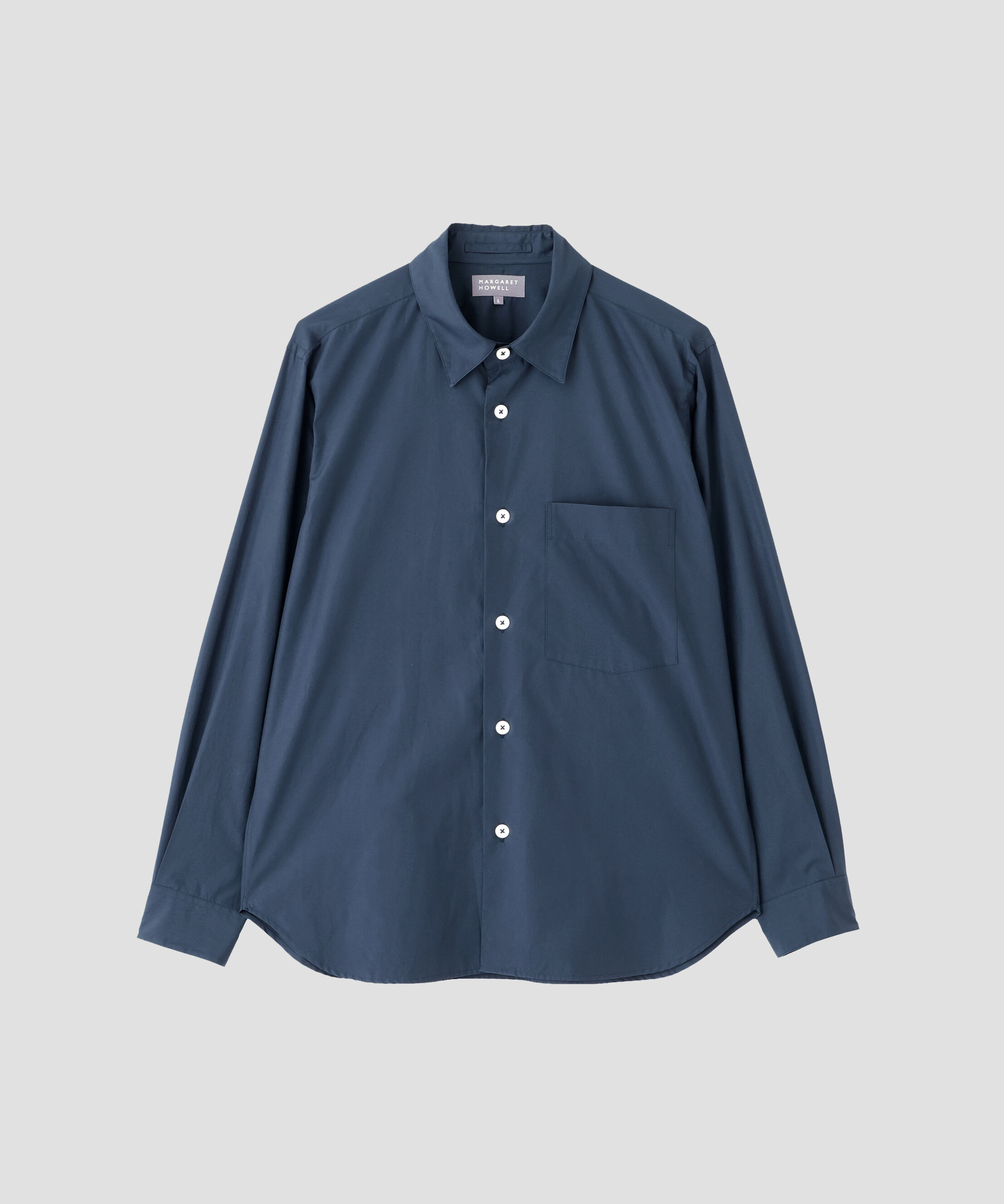 MARGARET HOWELL「EGYPTIAN COTTON POPLIN SHIRT」|シャツ・ブラウス|