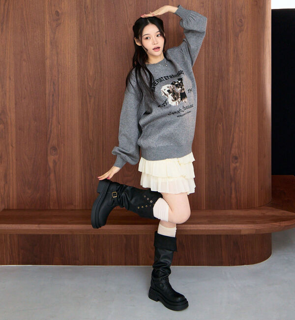 archives「イヌＪＱミドルニットプルオーバー」|ニット・セーター|