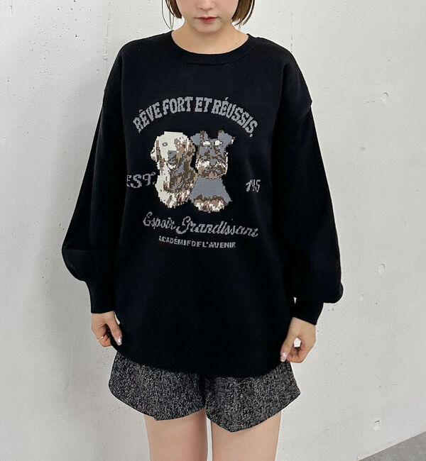 archives「イヌＪＱミドルニットプルオーバー」|ニット・セーター|