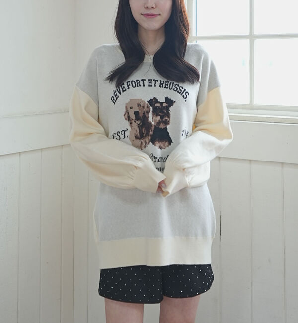 archives「イヌＪＱミドルニットプルオーバー」|ニット・セーター|